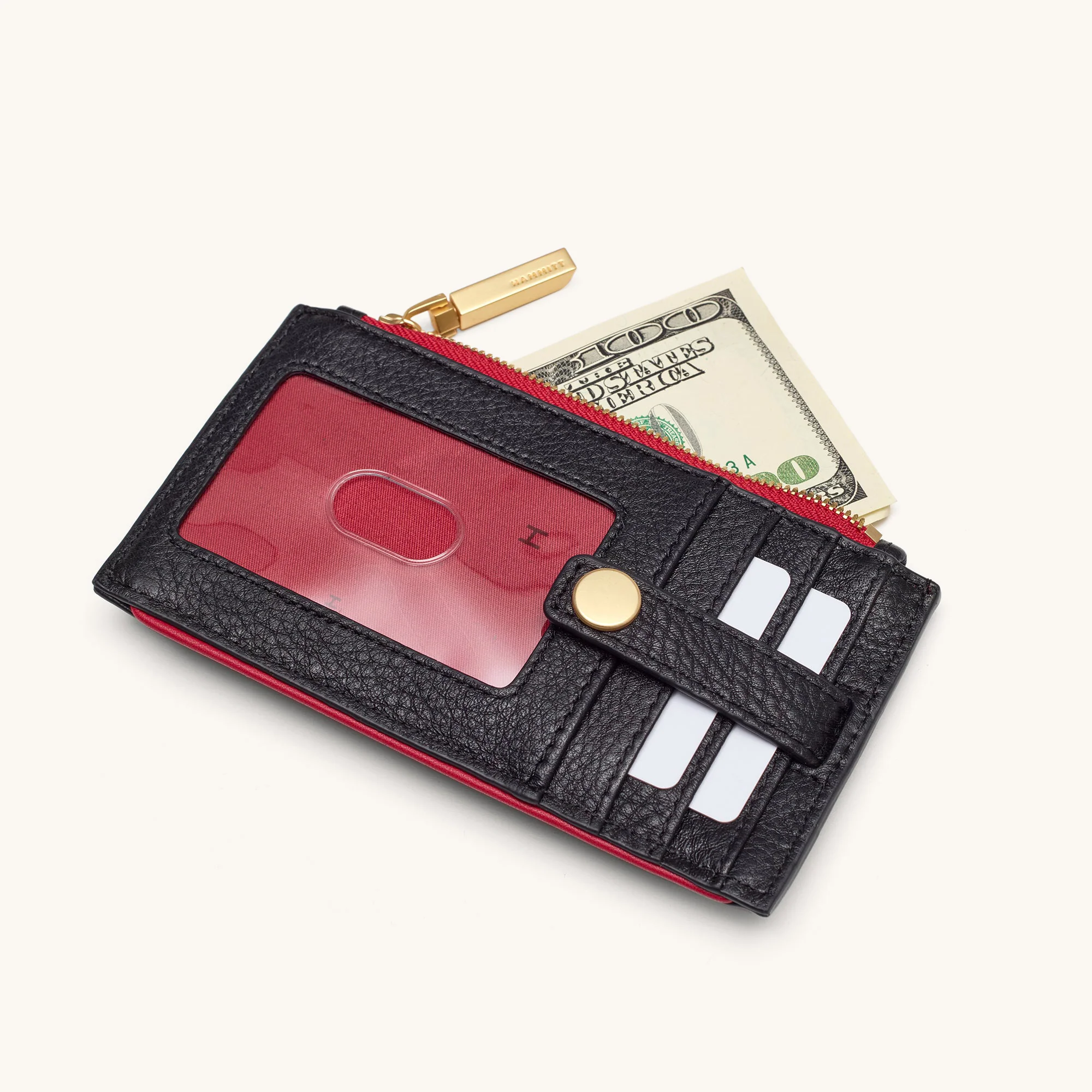 210 West | Black/Brushed Gold Red Zip - Image 5
