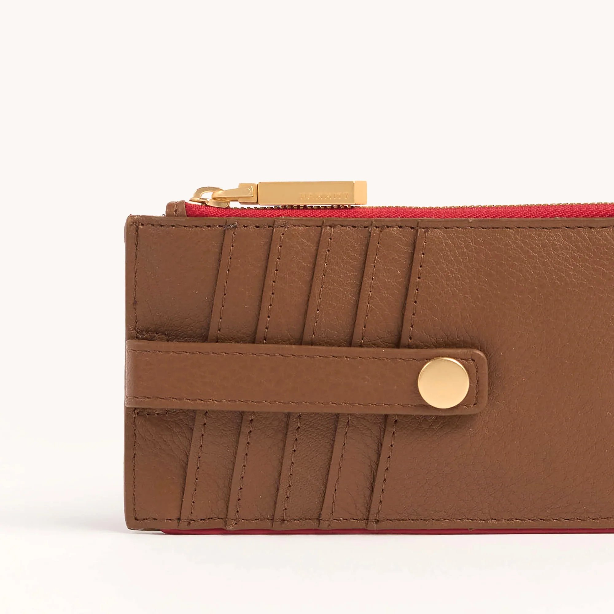 210 West | Mahogany Pebble/Brushed Gold Red Zip - Image 3