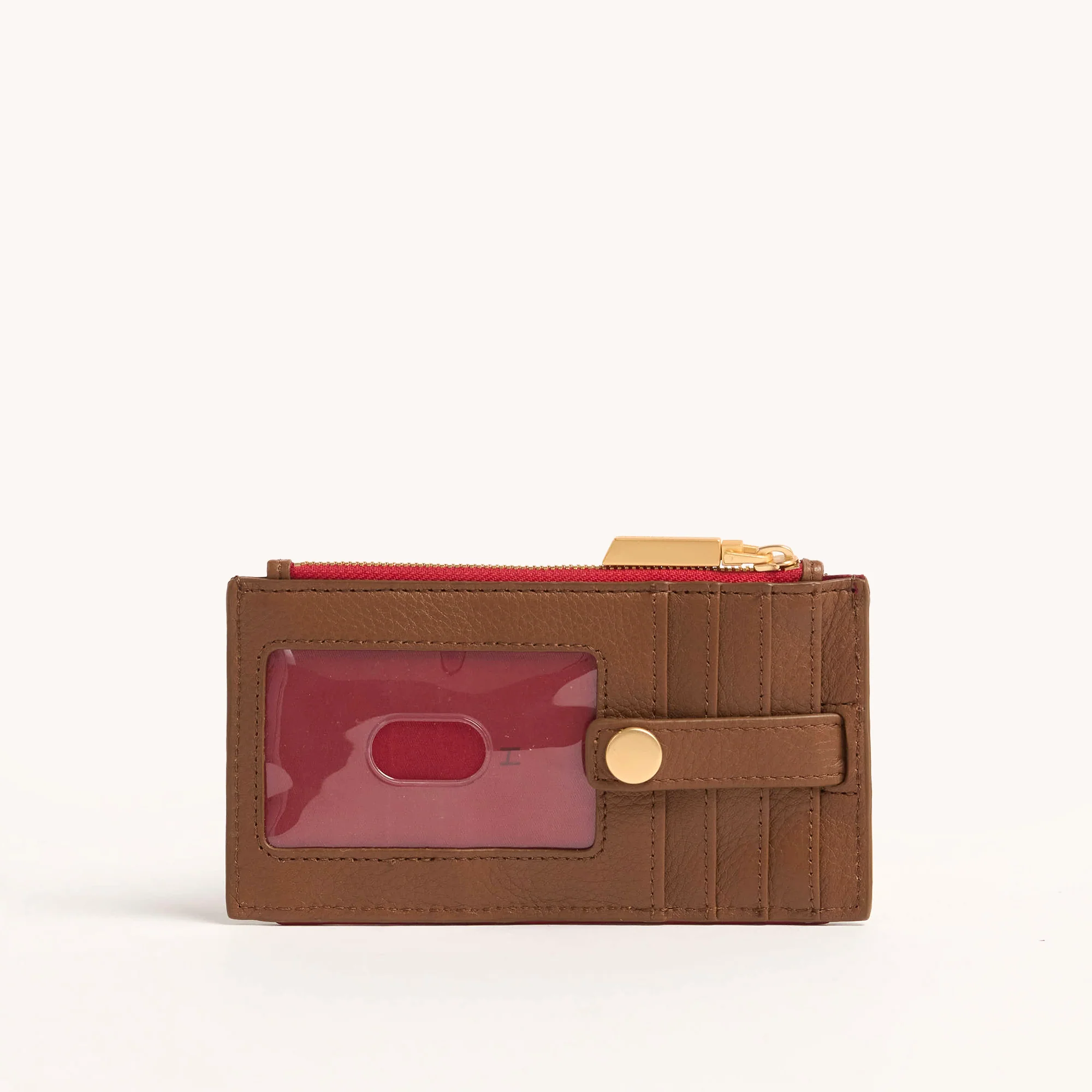 210 West | Mahogany Pebble/Brushed Gold Red Zip - Image 4