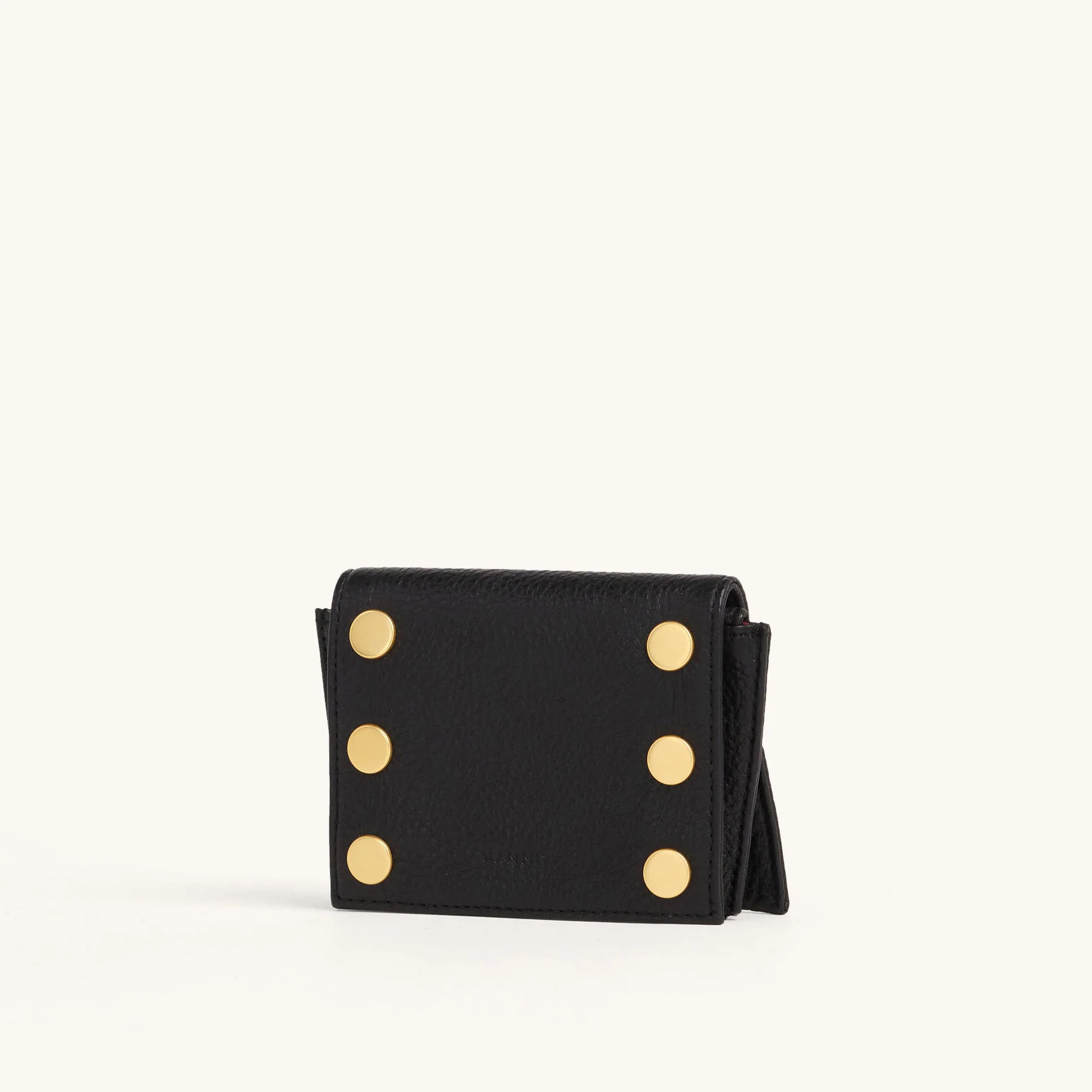 Allen Wallet | Black/Brushed Gold Red Zip - Image 3