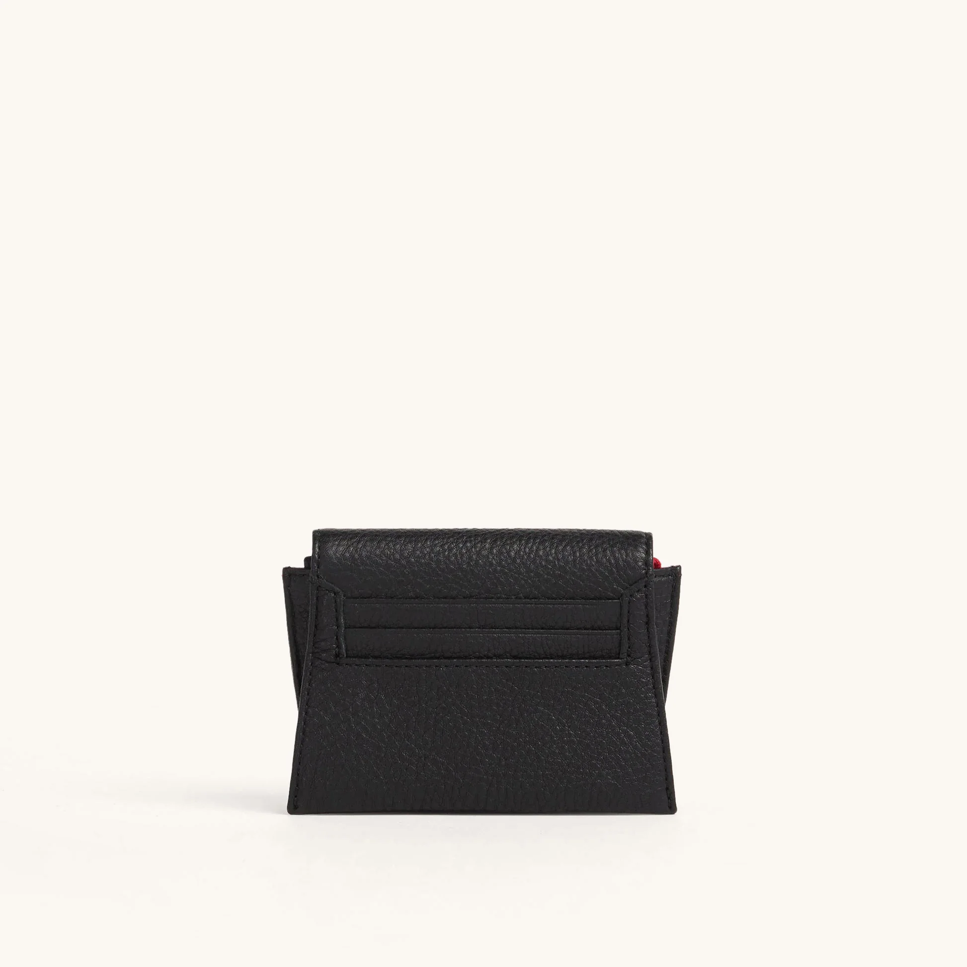 Allen Wallet | Black/Brushed Gold Red Zip - Image 4