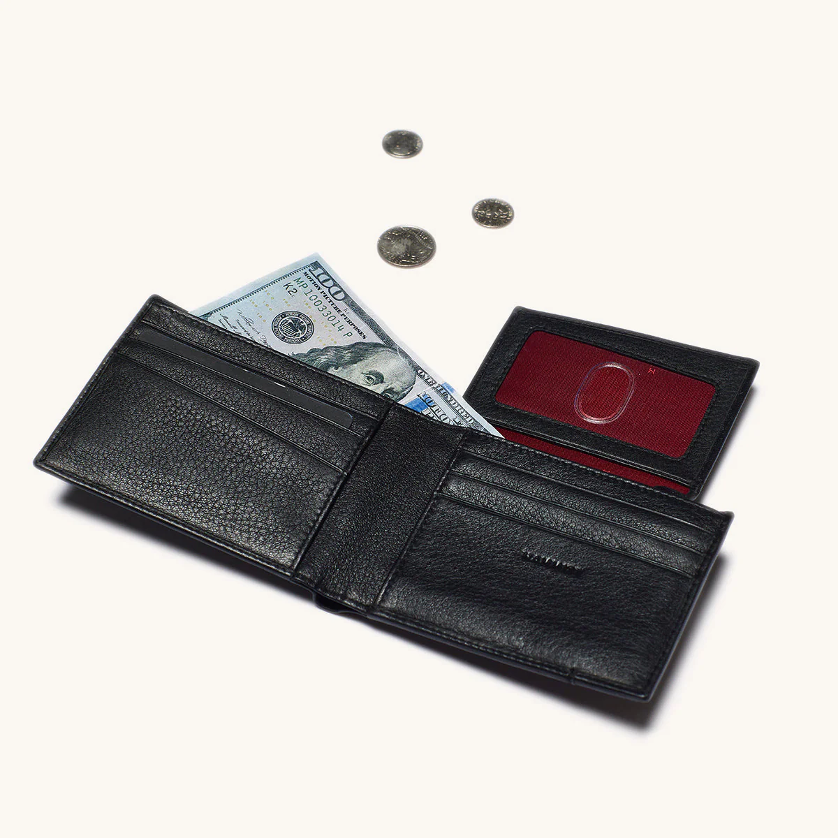 Balboa Bifold | Black Leather - Image 5