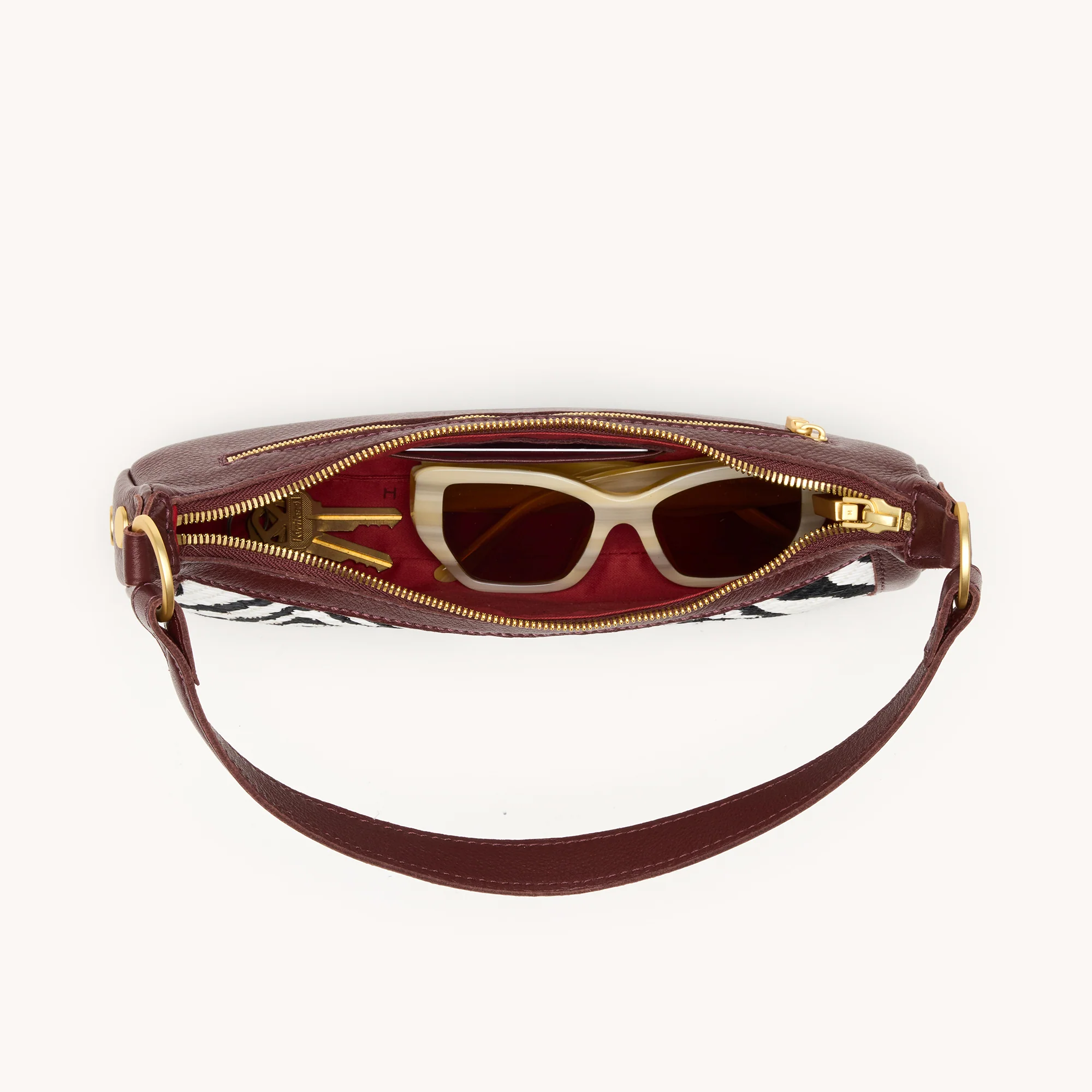 Becker | Zebra/Brushed Gold | Sml - Image 9