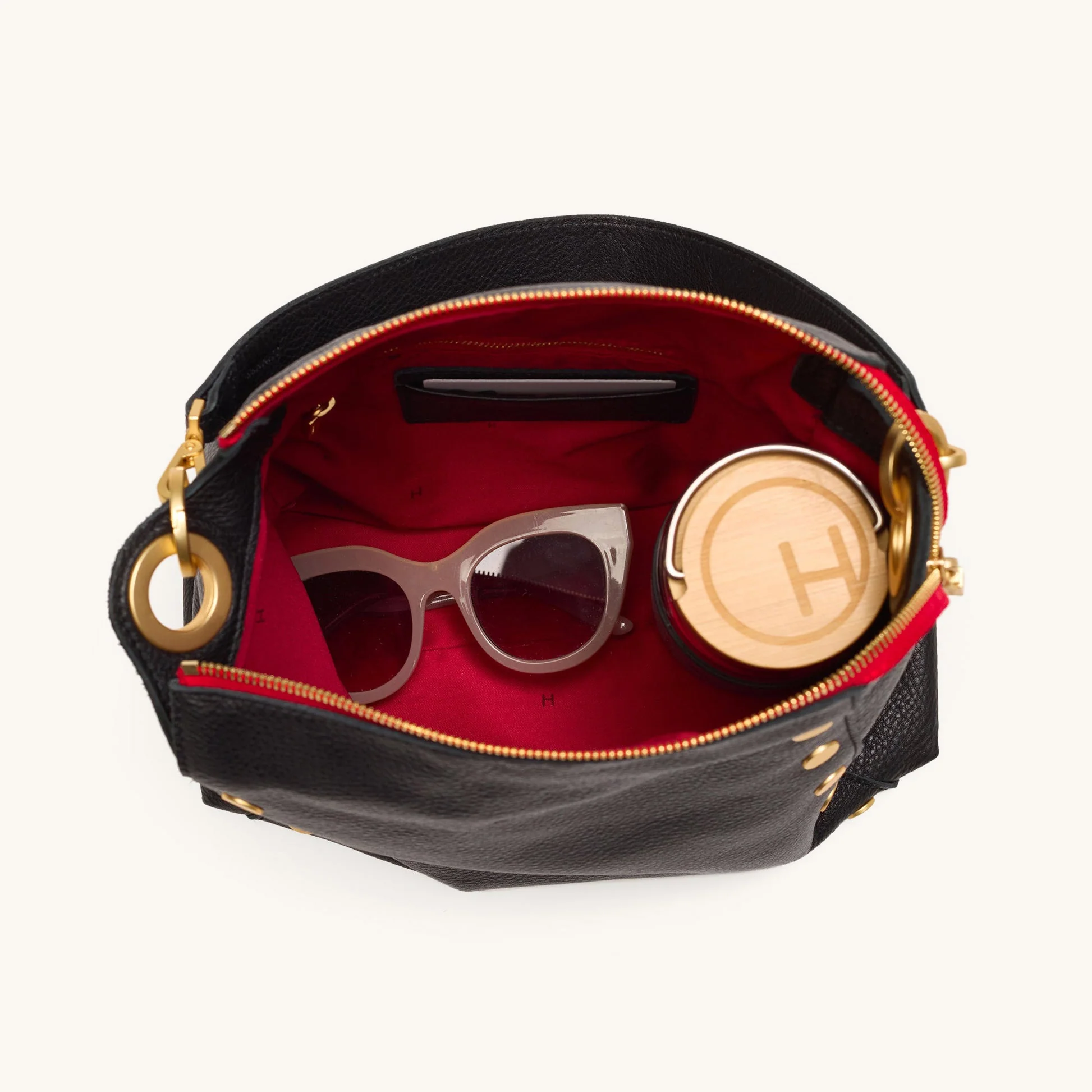 Bryant | Black/Brushed Gold Red Zip | Lrg - Image 8