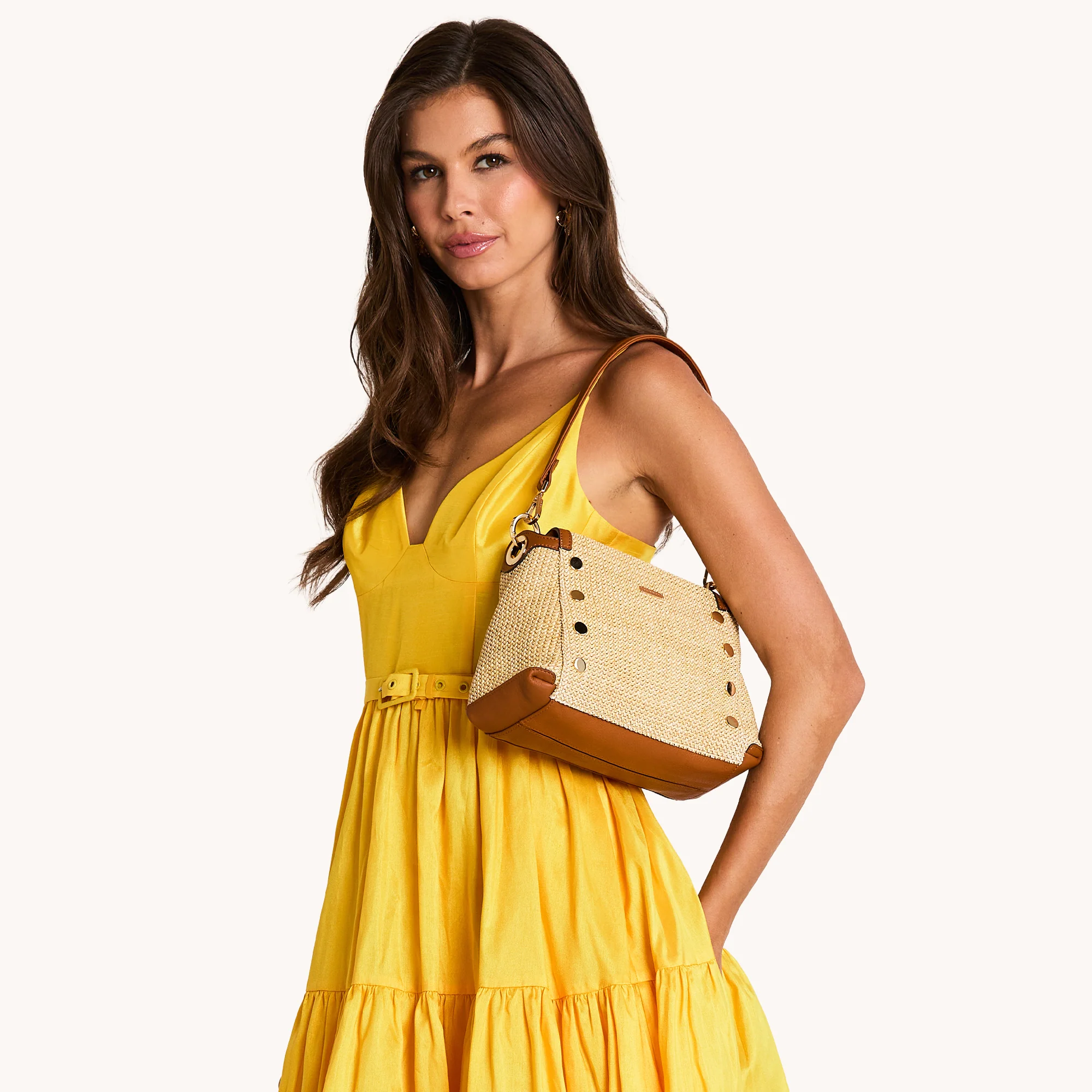 Bryant | Cocoa Raffia/Gold | Med - Image 11