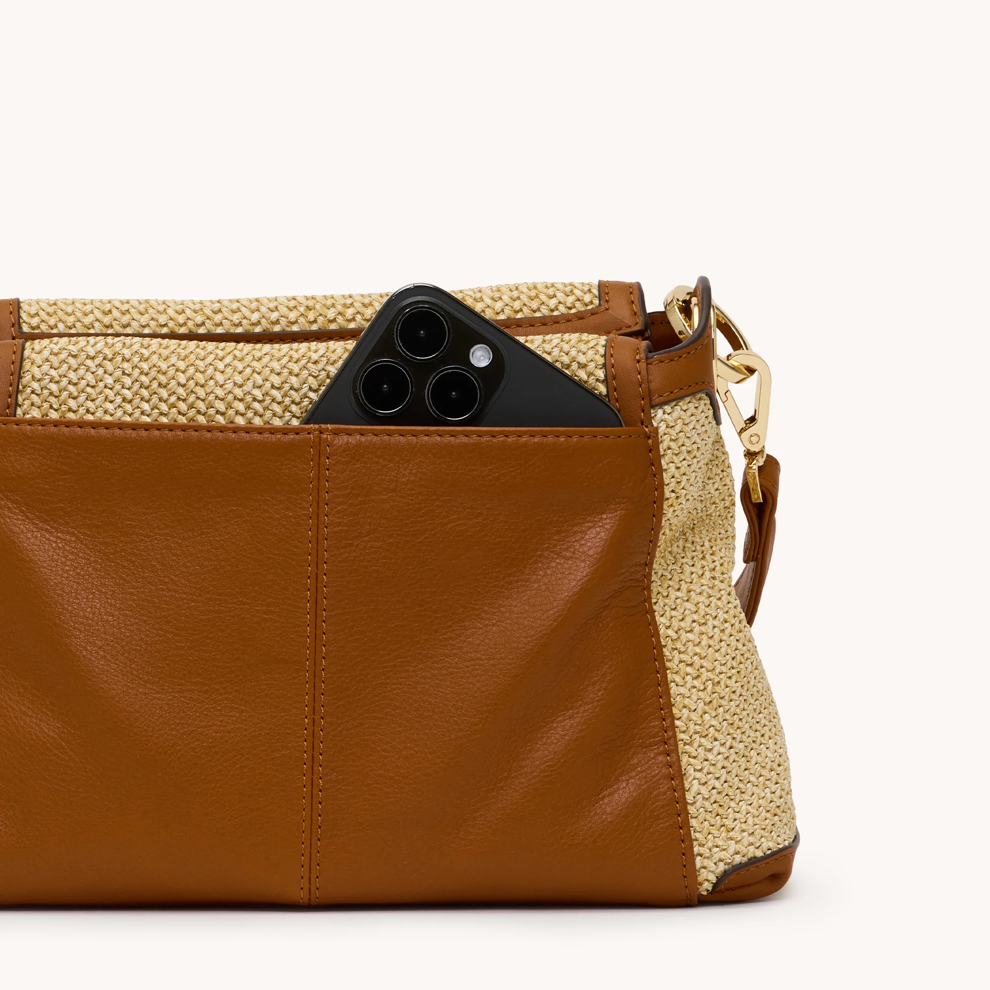 Bryant | Cocoa Raffia/Gold | Med - Image 8
