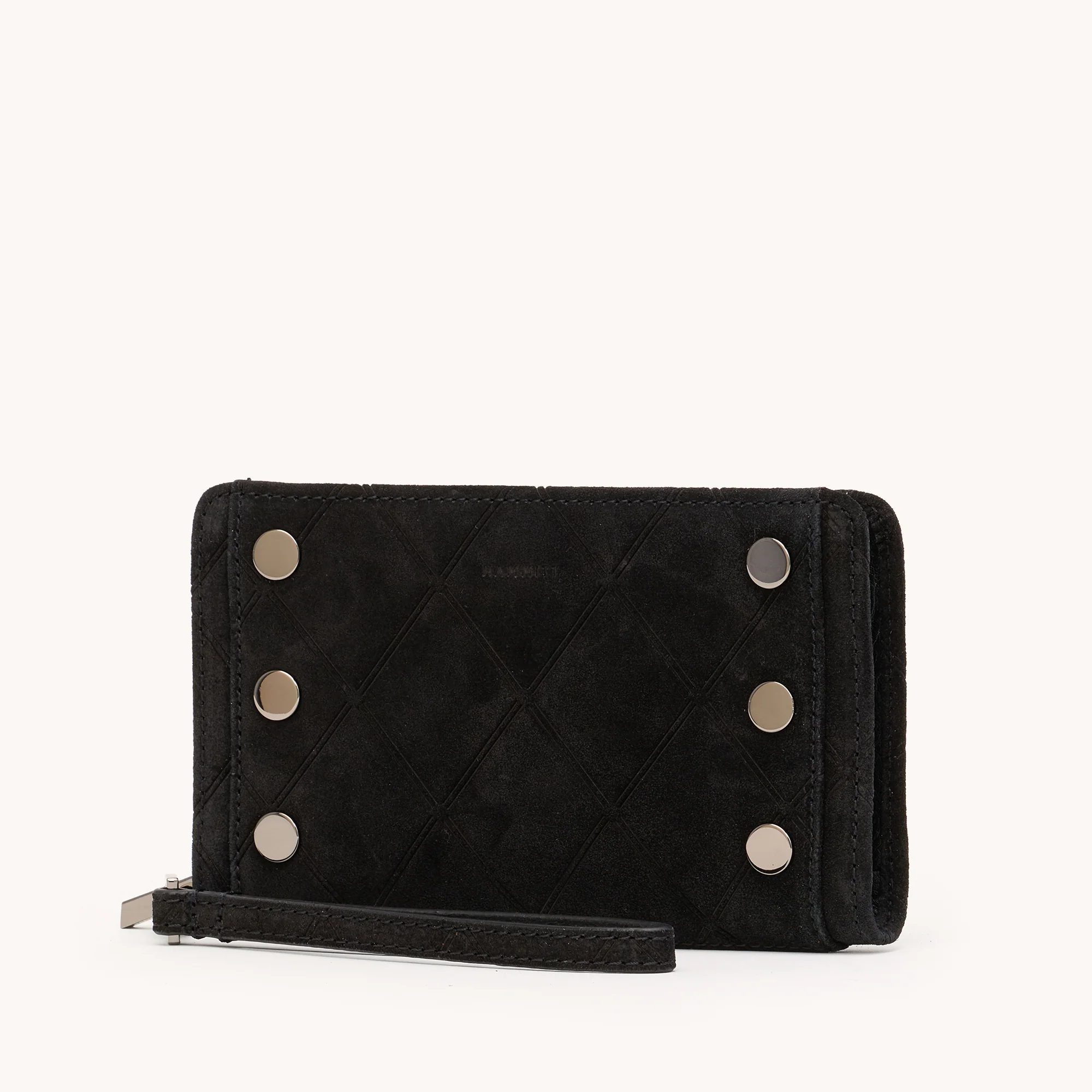 Bryant Wallet | Noir Diamond Suede/Gunmetal | Sml - Image 4