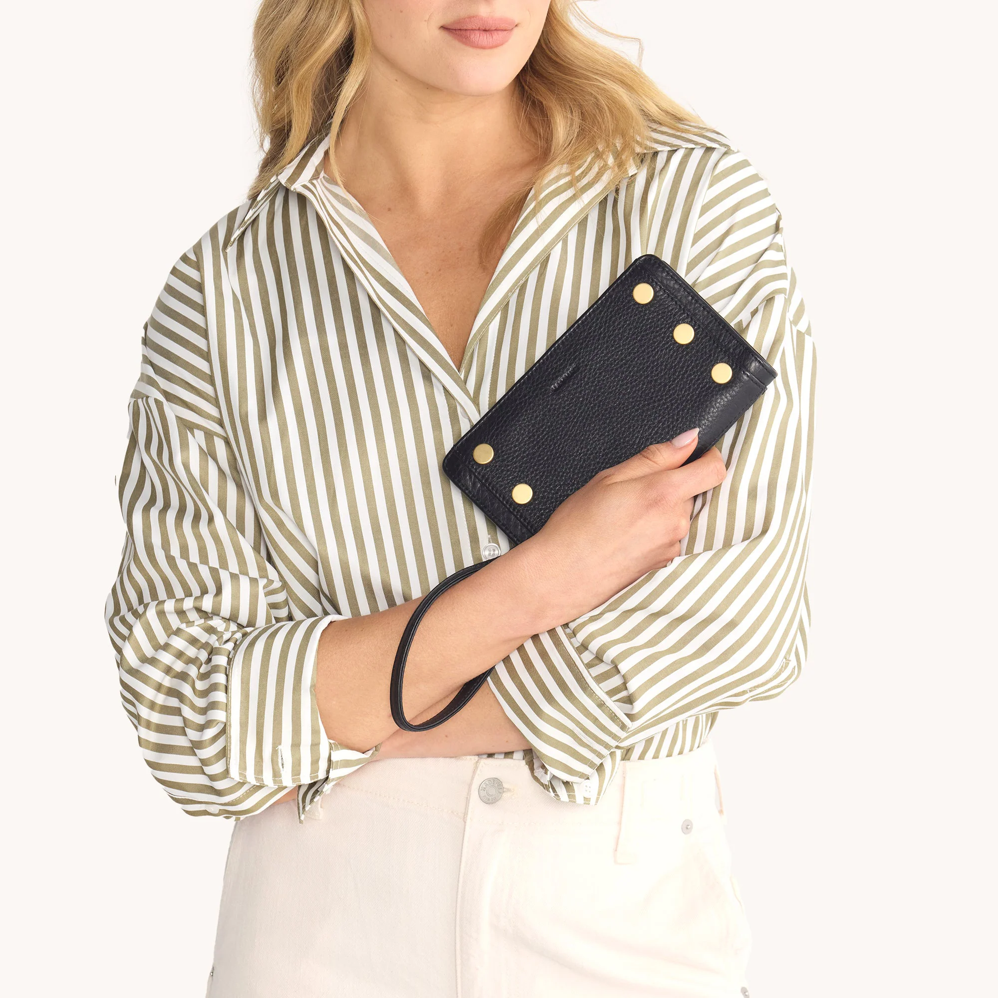 Bryant Wallet | Black/Brushed Gold Red Zip | SML - Image 7