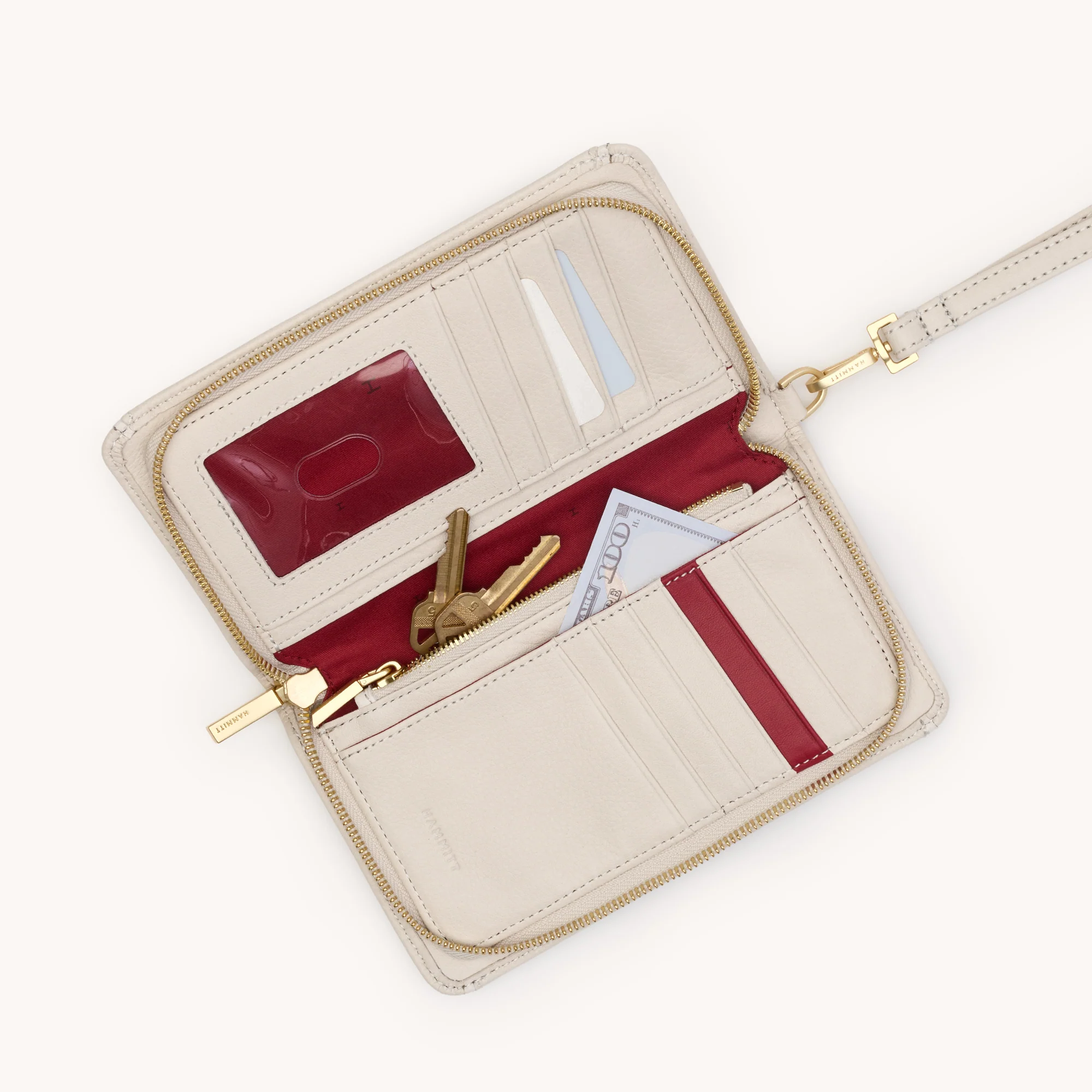 Bryant Wallet | Catamaran Cream/Brushed Gold - Image 9