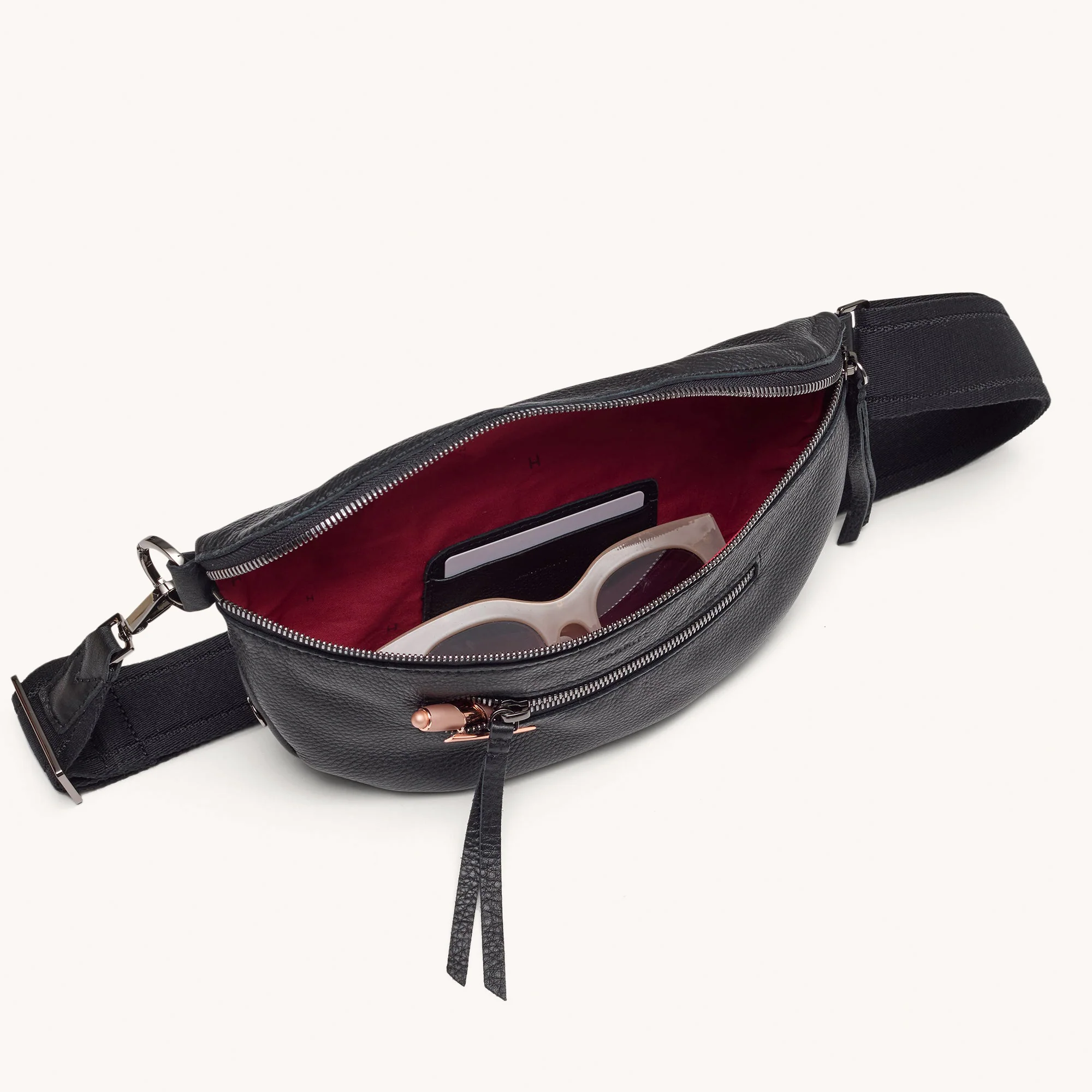 Charles Crossbody | Black/Gunmetal - Image 7