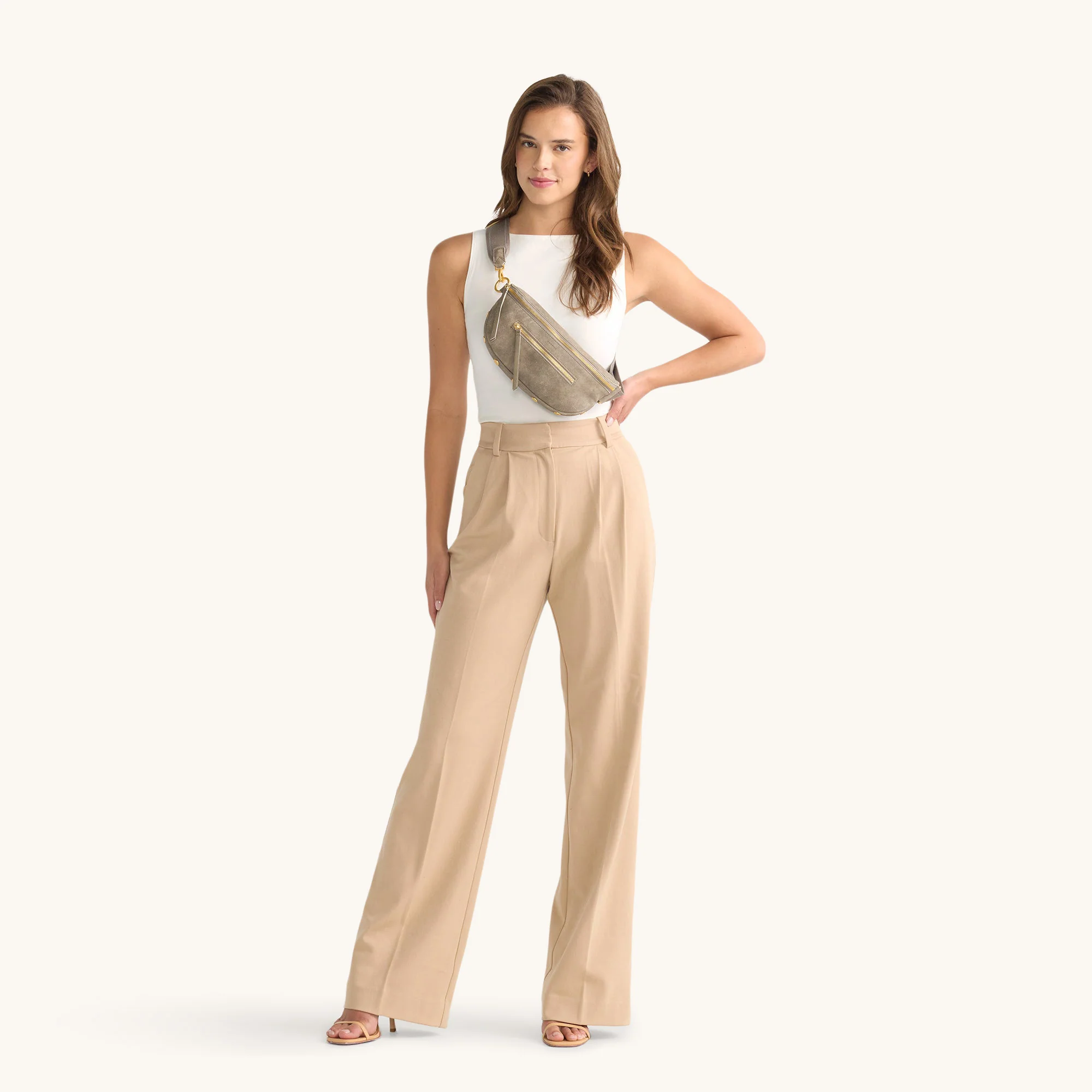 Charles Crossbody | Pewter/Brushed Gold - Image 4