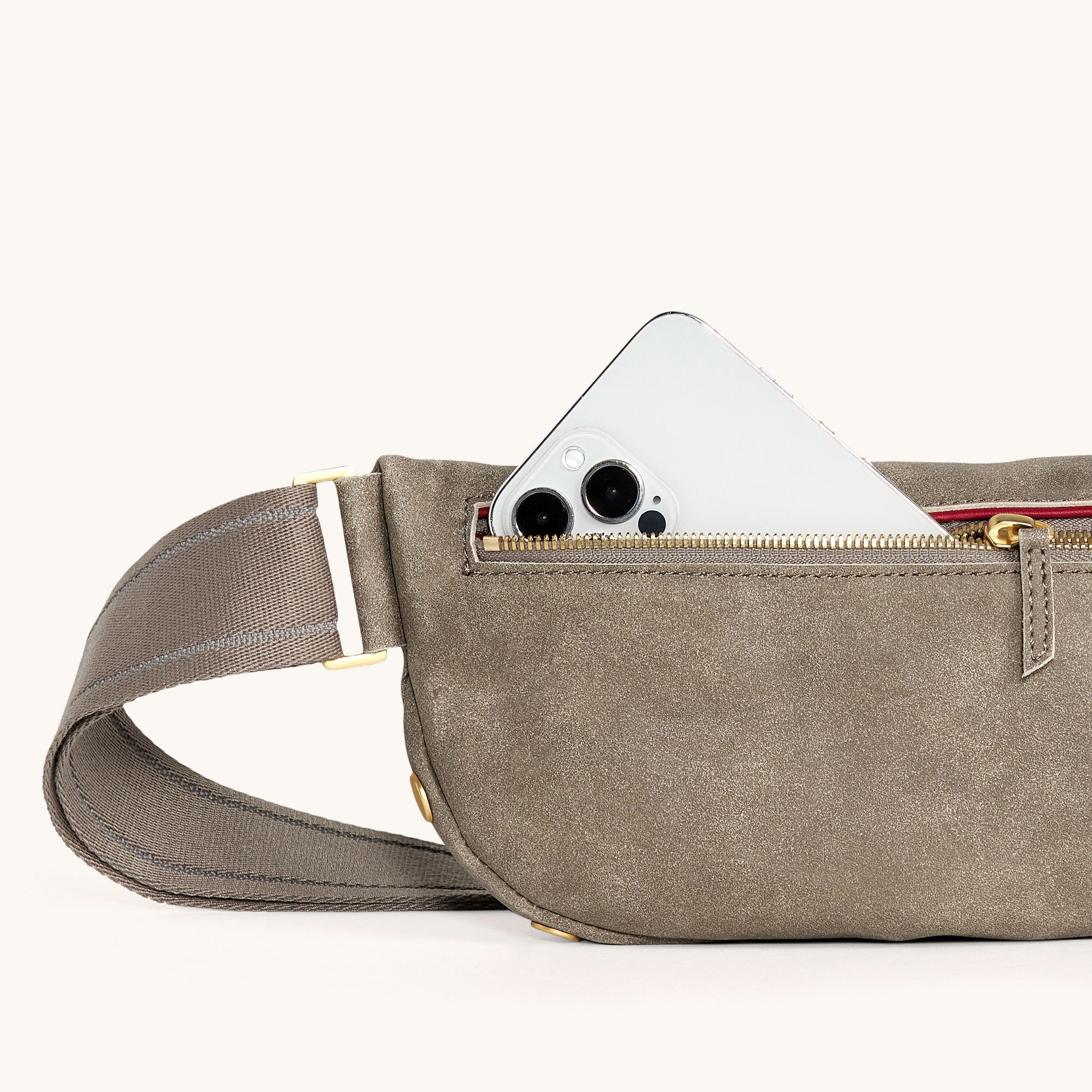 Charles Crossbody | Pewter/Brushed Gold - Image 8
