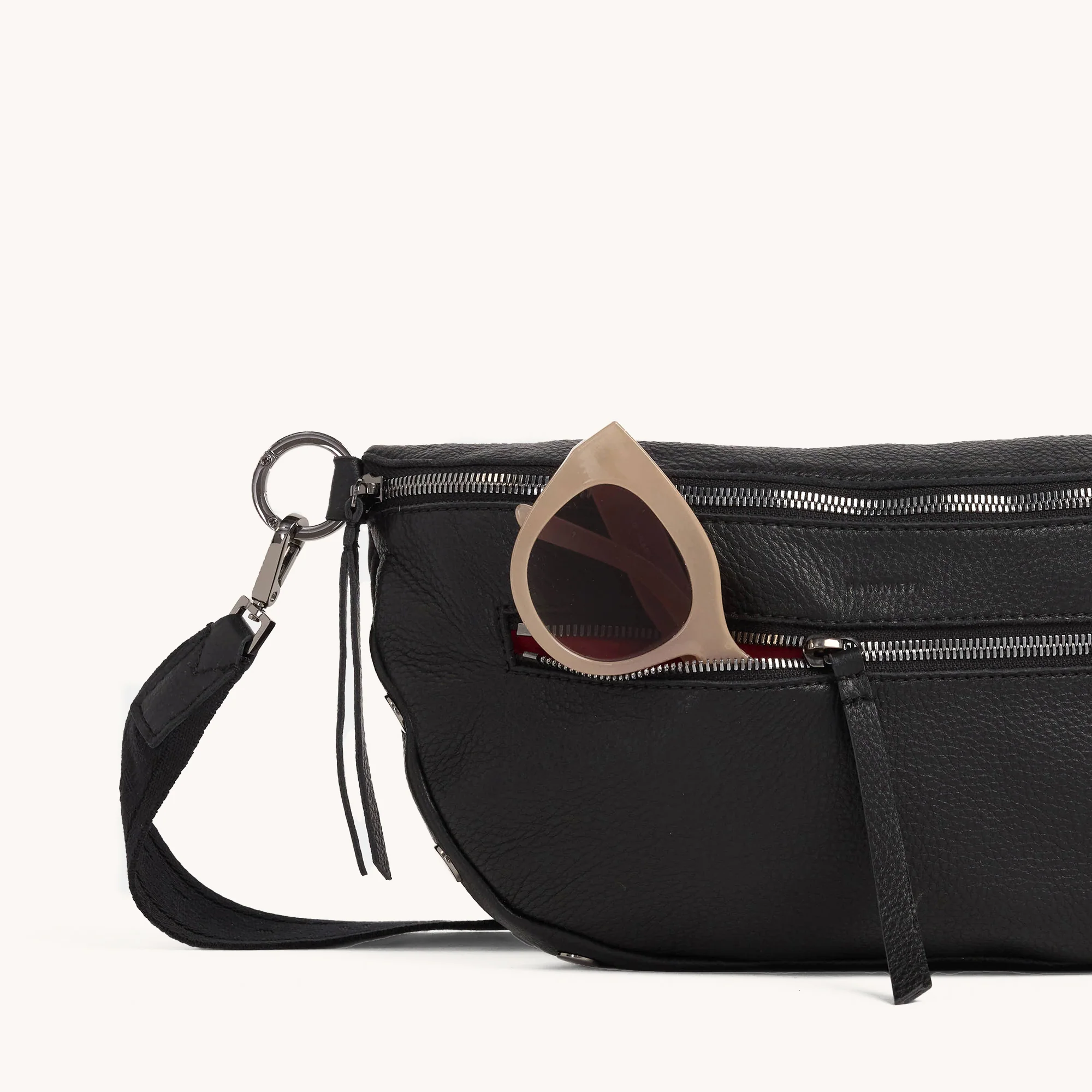 Charles Crossbody | Black/Gunmetal | Lrg - Image 3
