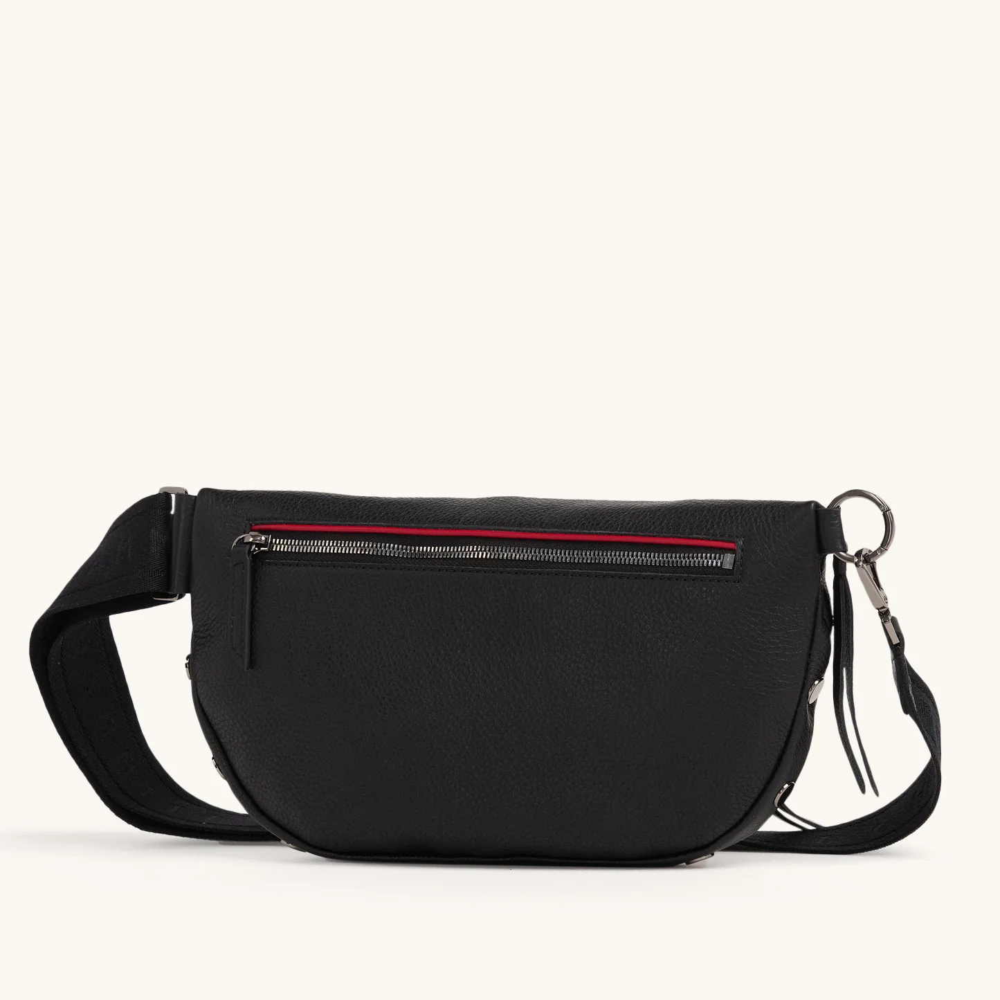 Charles Crossbody | Black/Gunmetal | Lrg - Image 6