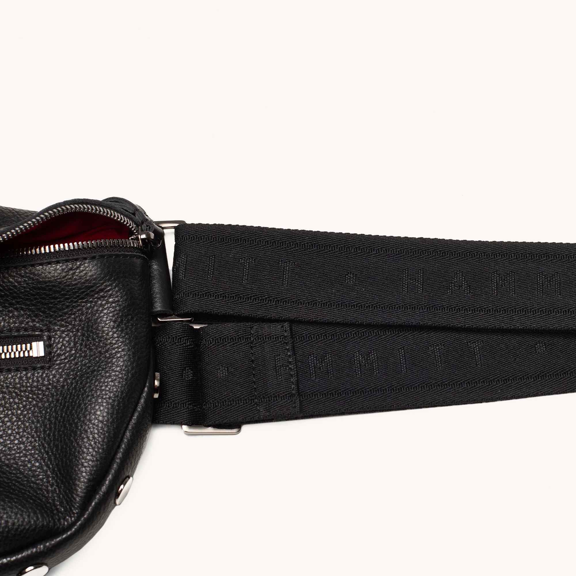 Charles Crossbody | Black/Gunmetal | Lrg - Image 8