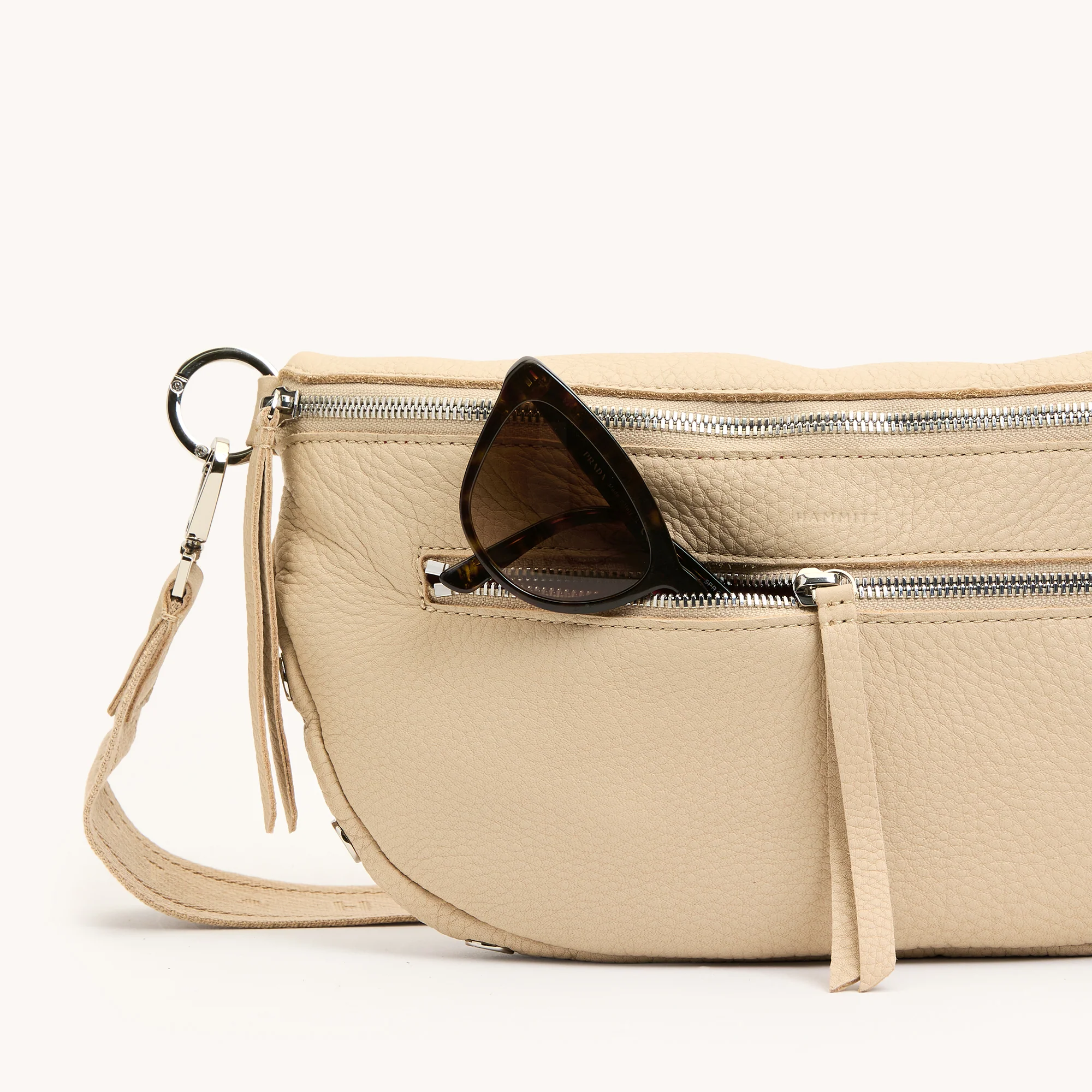 Charles Crossbody | Limestone/Silver | Lrg - Image 6