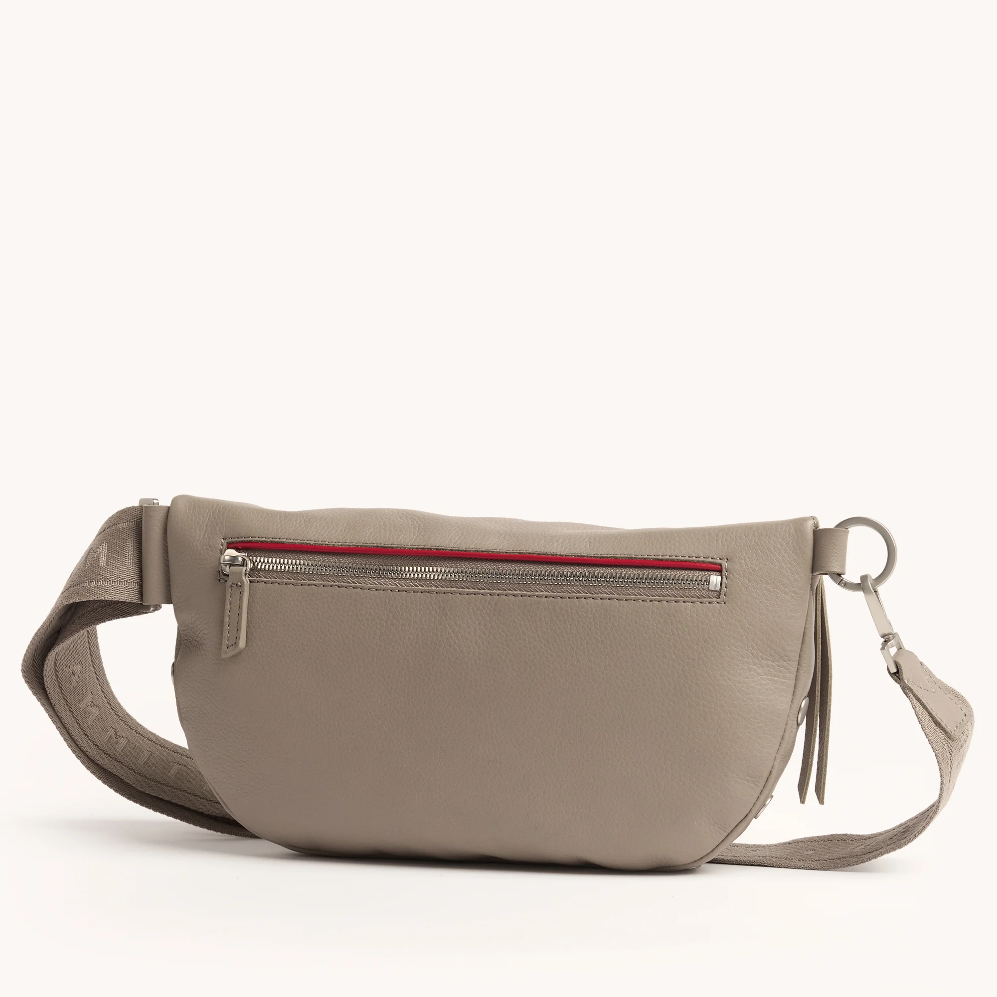 Charles Crossbody | Pewter Pebble/Brushed Silver | Lrg - Image 6