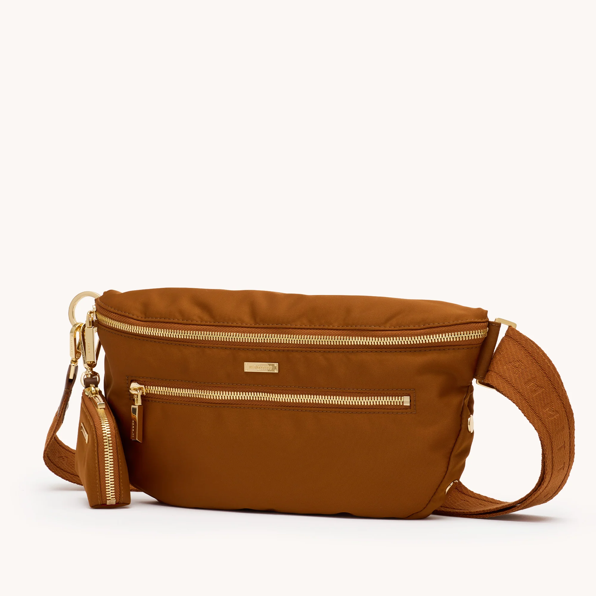 Charles Crossbody | Amber Nylon/Gold | Lrg - Image 5