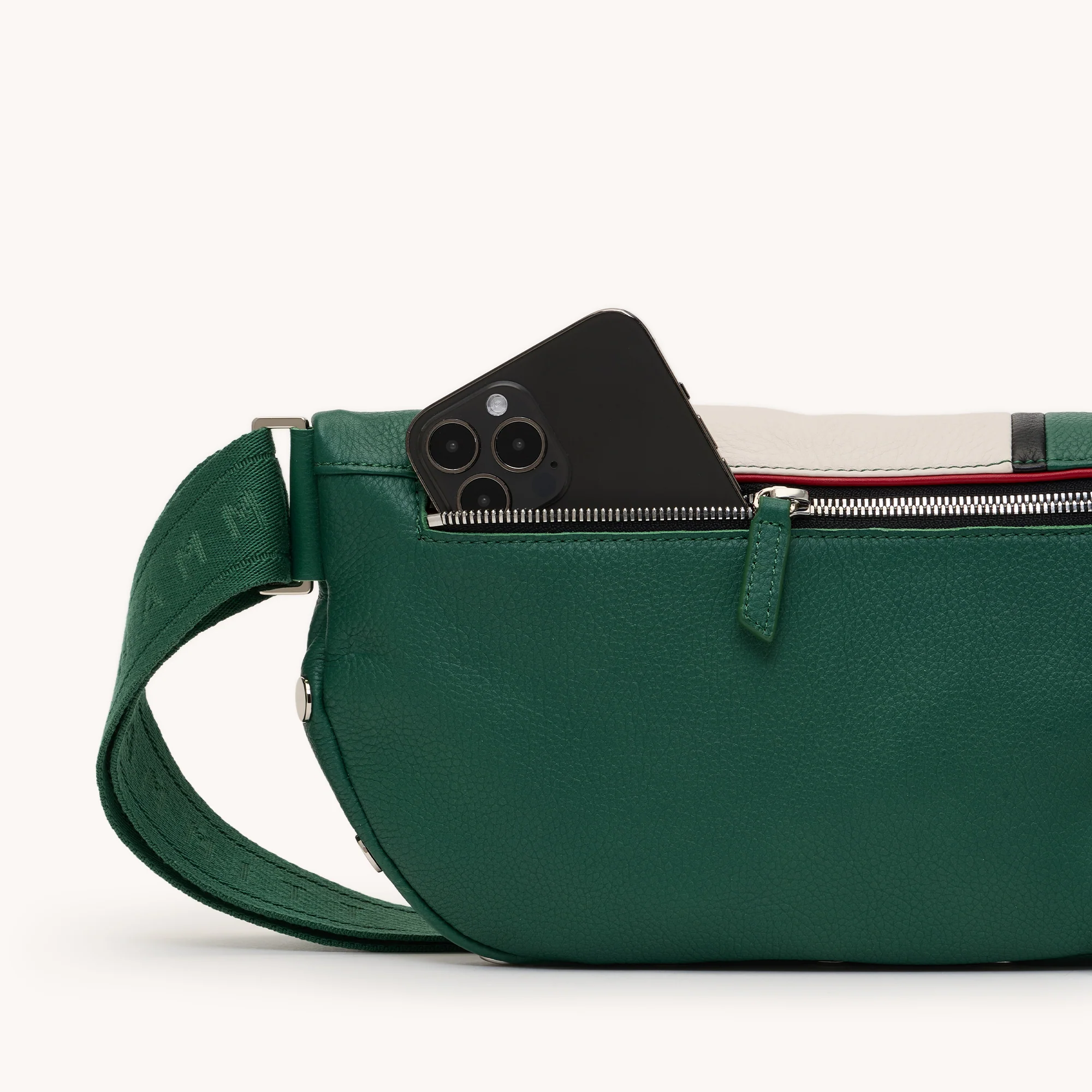 Charles Crossbody | Clubhouse Stripe/Silver | Lrg - Image 7