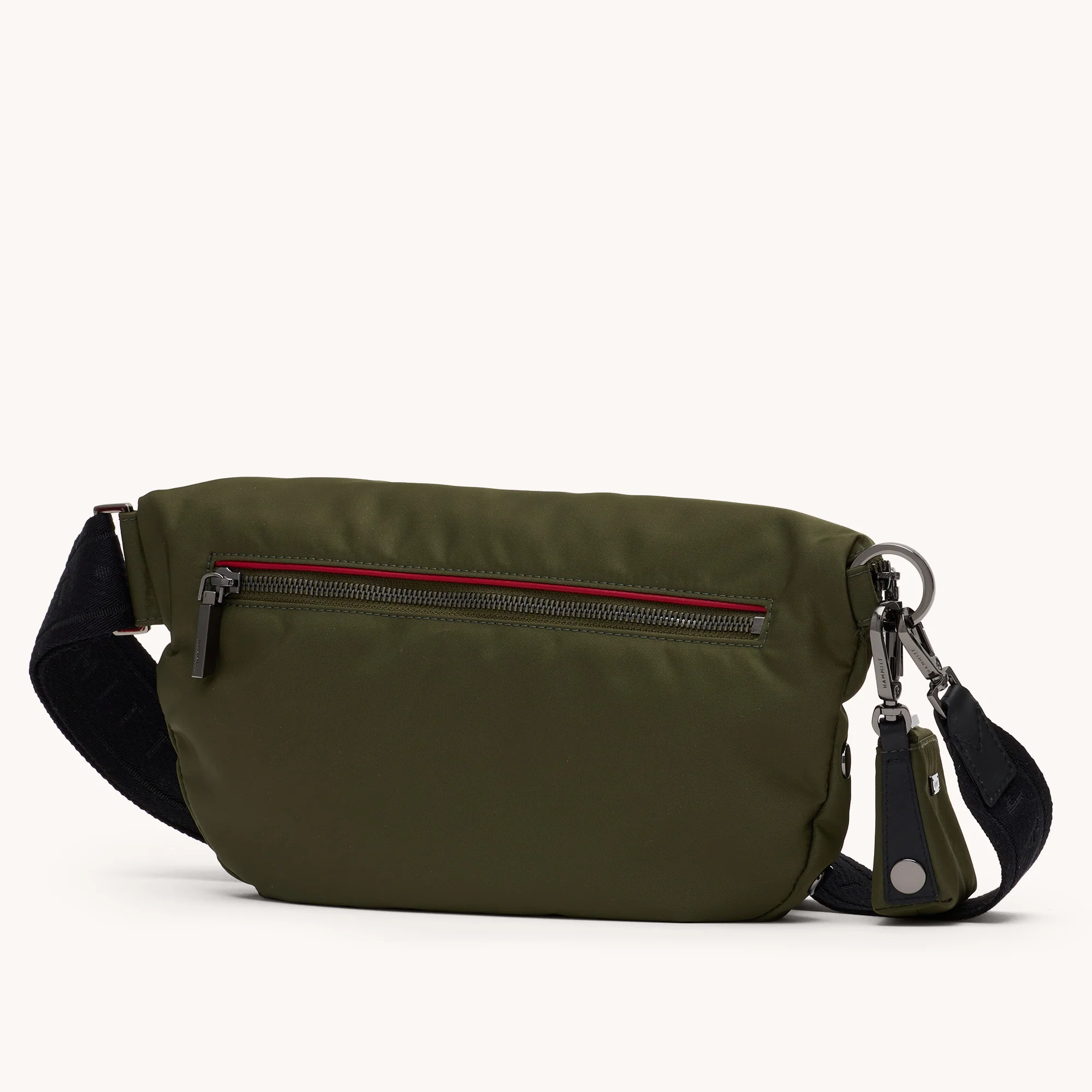 Charles Crossbody | Jade Nylon/Gunmetal | Lrg - Image 6