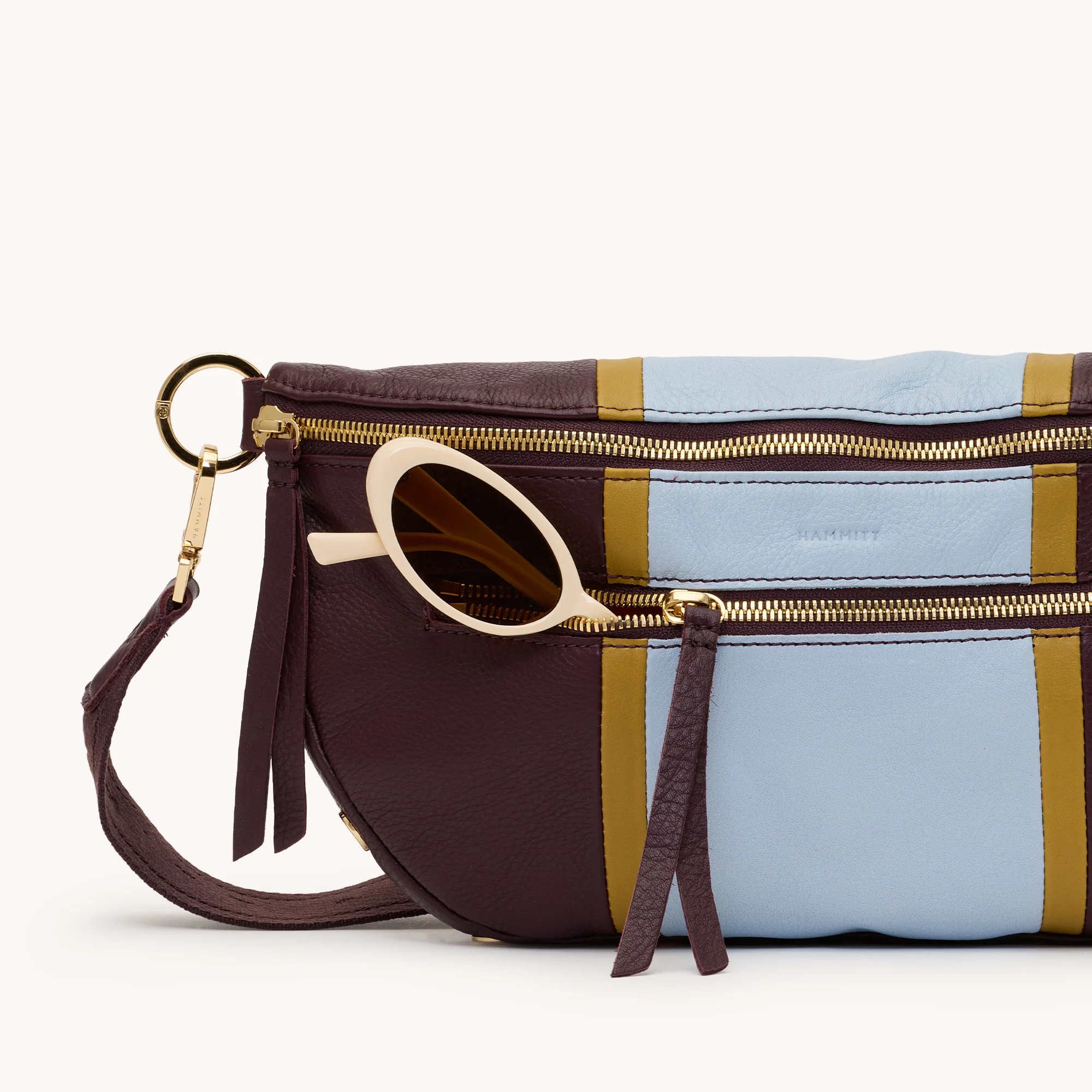 Charles Crossbody | Regatta Stripe/Gold | Lrg - Image 7