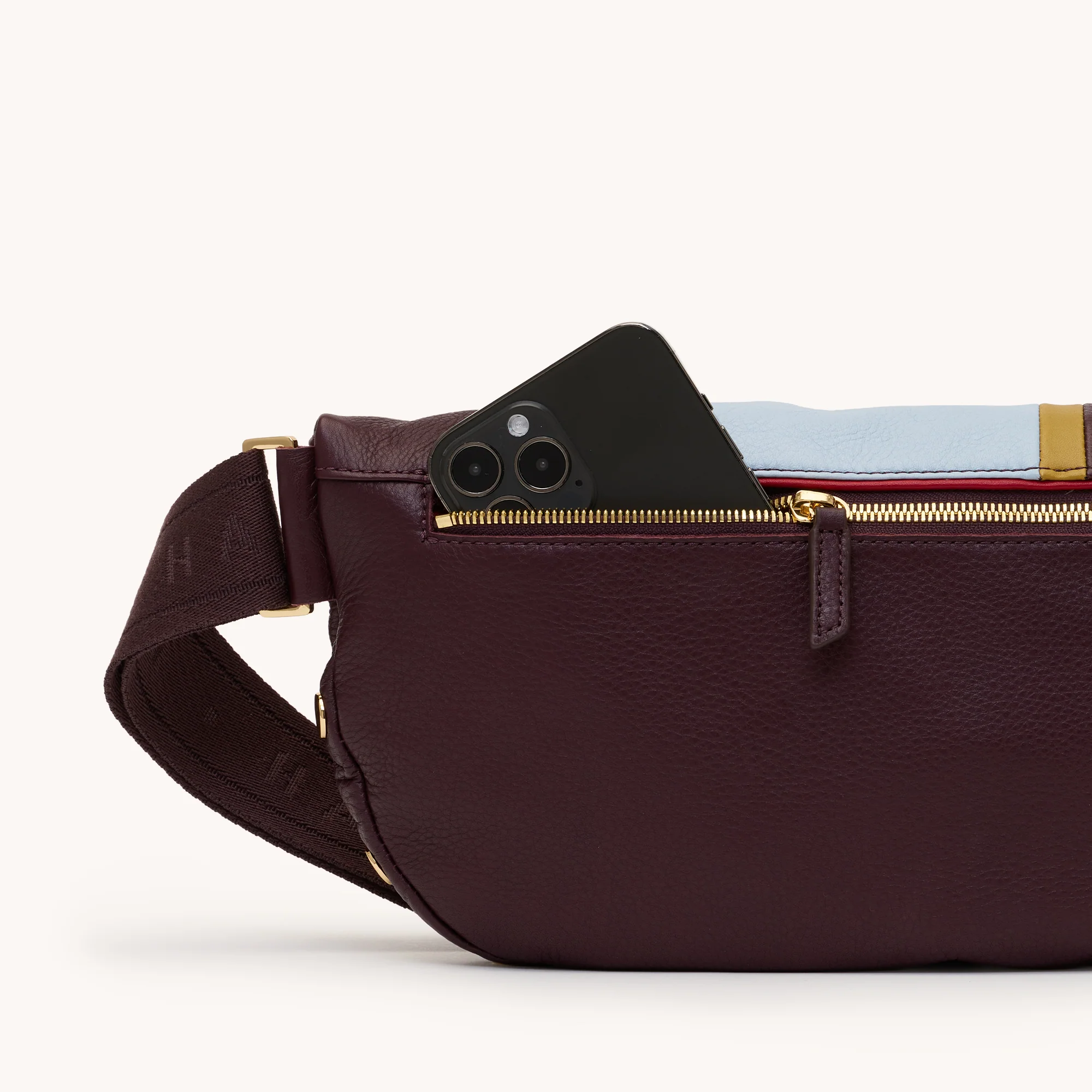 Charles Crossbody | Regatta Stripe/Gold | Lrg - Image 8