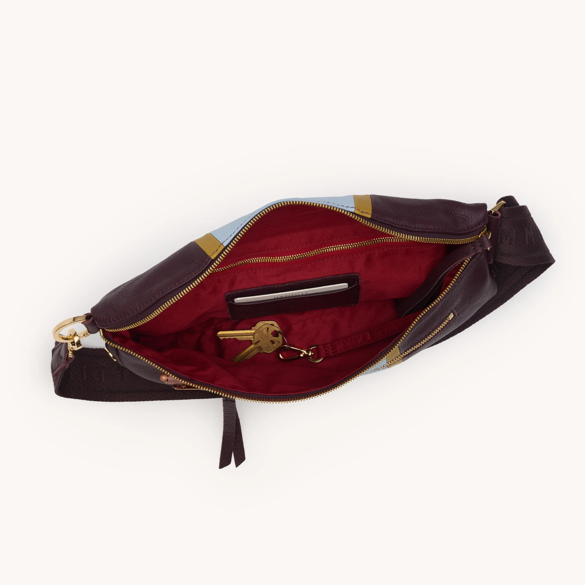 Charles Crossbody | Regatta Stripe/Gold | Lrg - Image 9