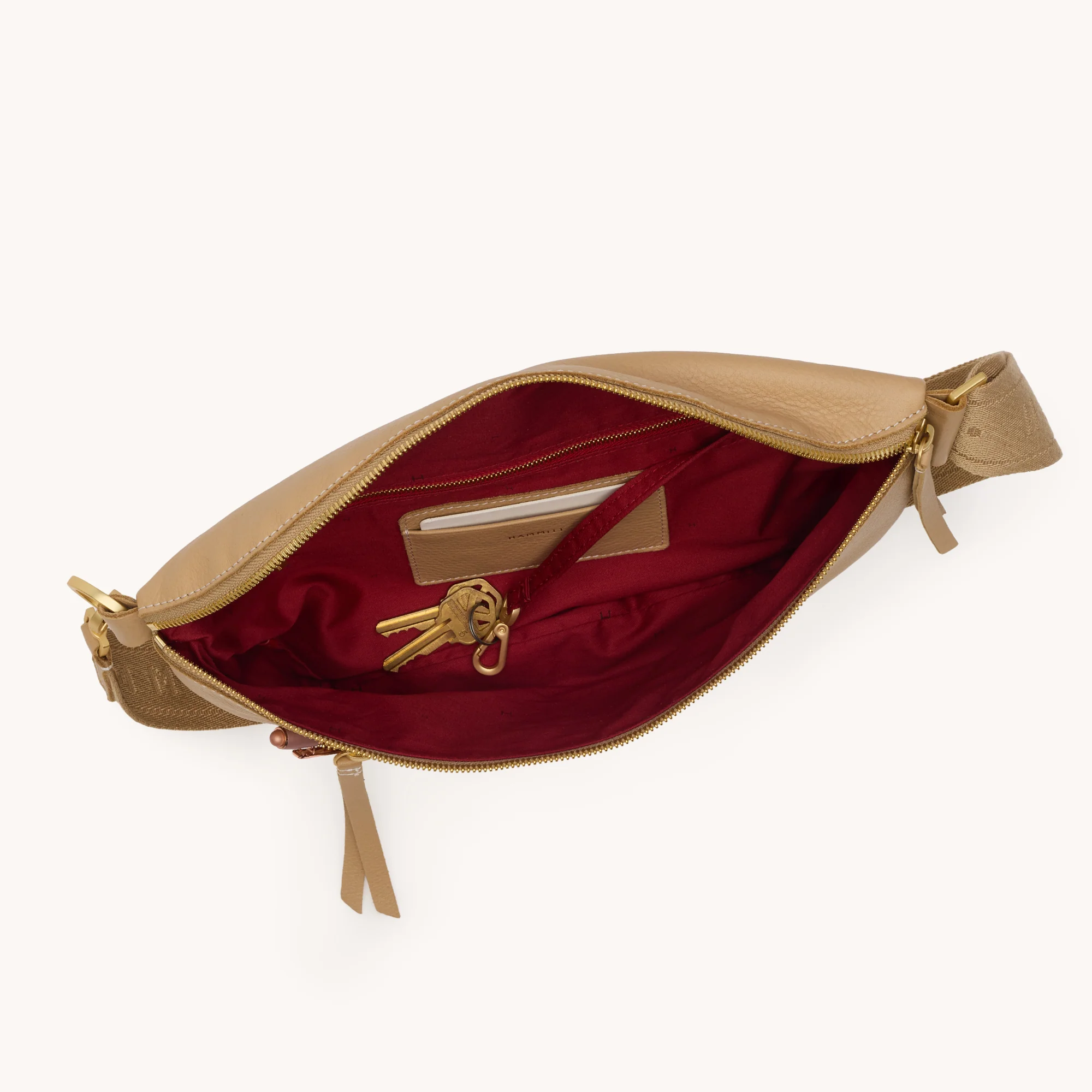 Charles Crossbody | Toasty Sand/Brushed Gold | Lrg - Image 8