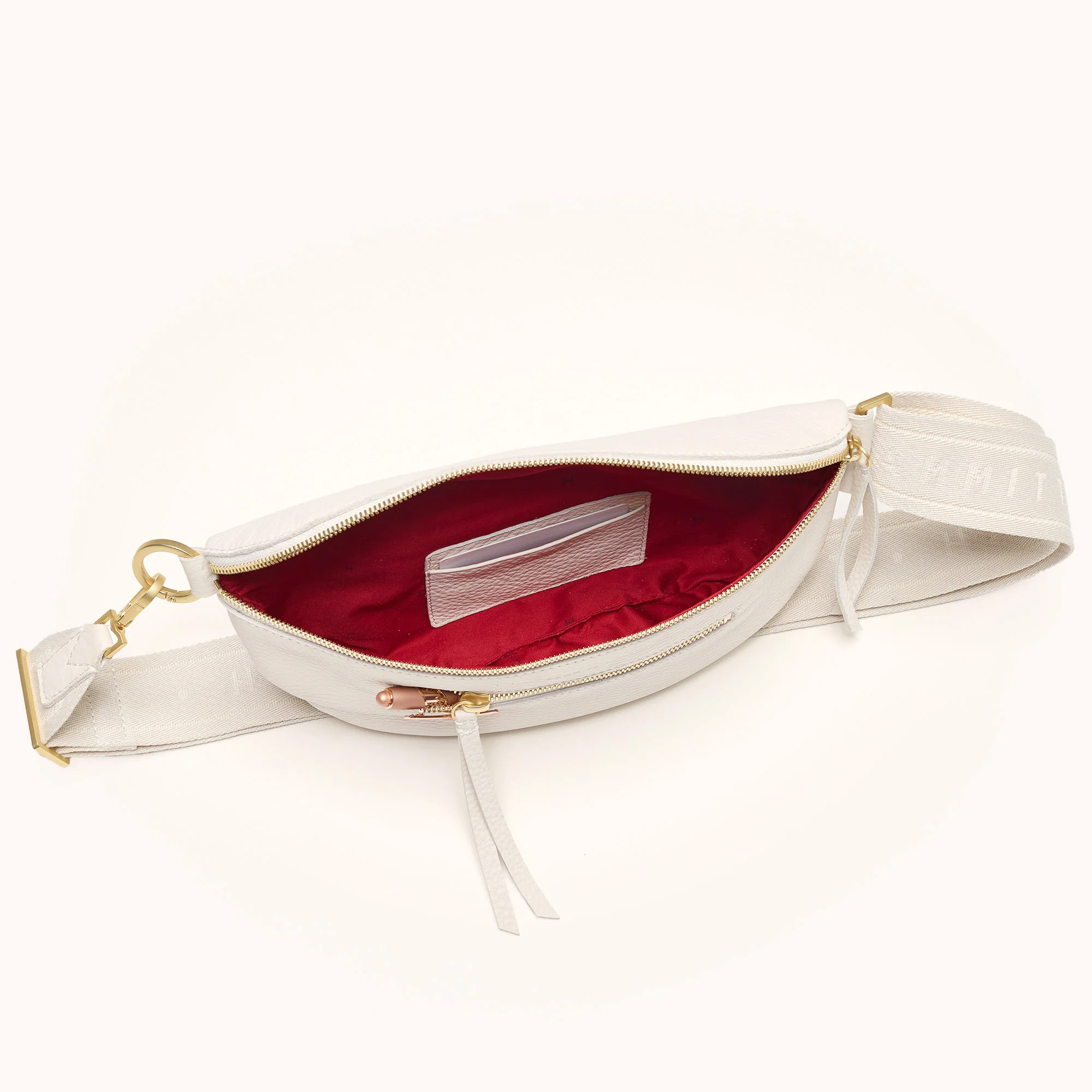 Charles Crossbody | Calla Lily White/Brushed Gold | Med - Image 8