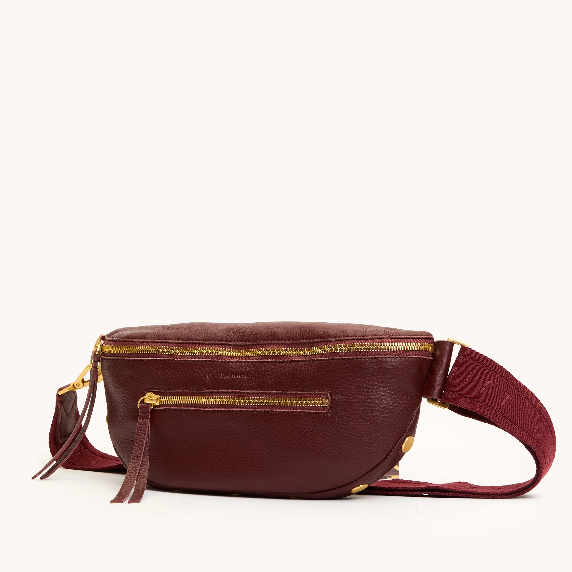 Charles Crossbody | Cherrywood Pebble/Brushed Gold | Med - Image 7
