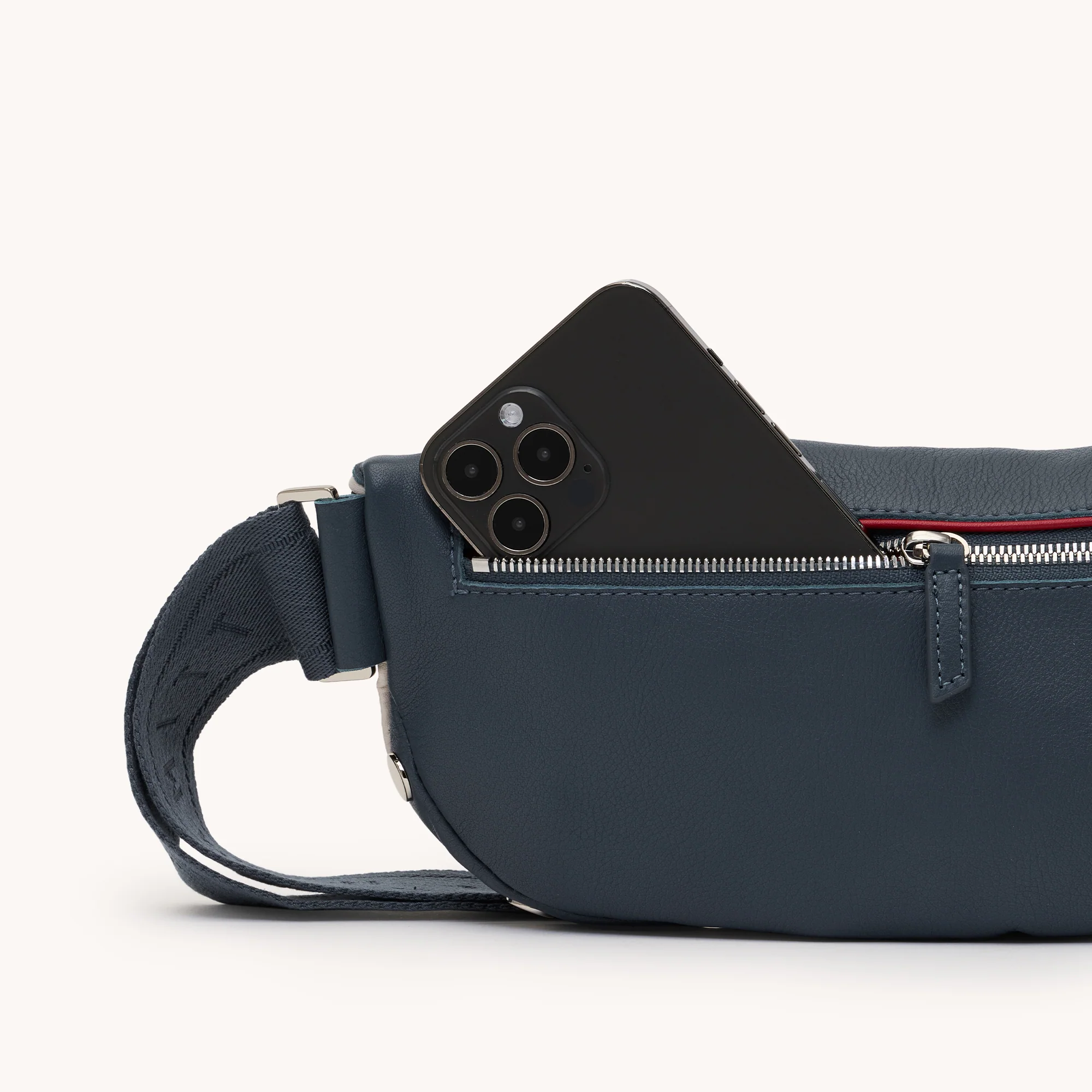 Charles Crossbody | Nautical Navy/Silver | Med - Image 6