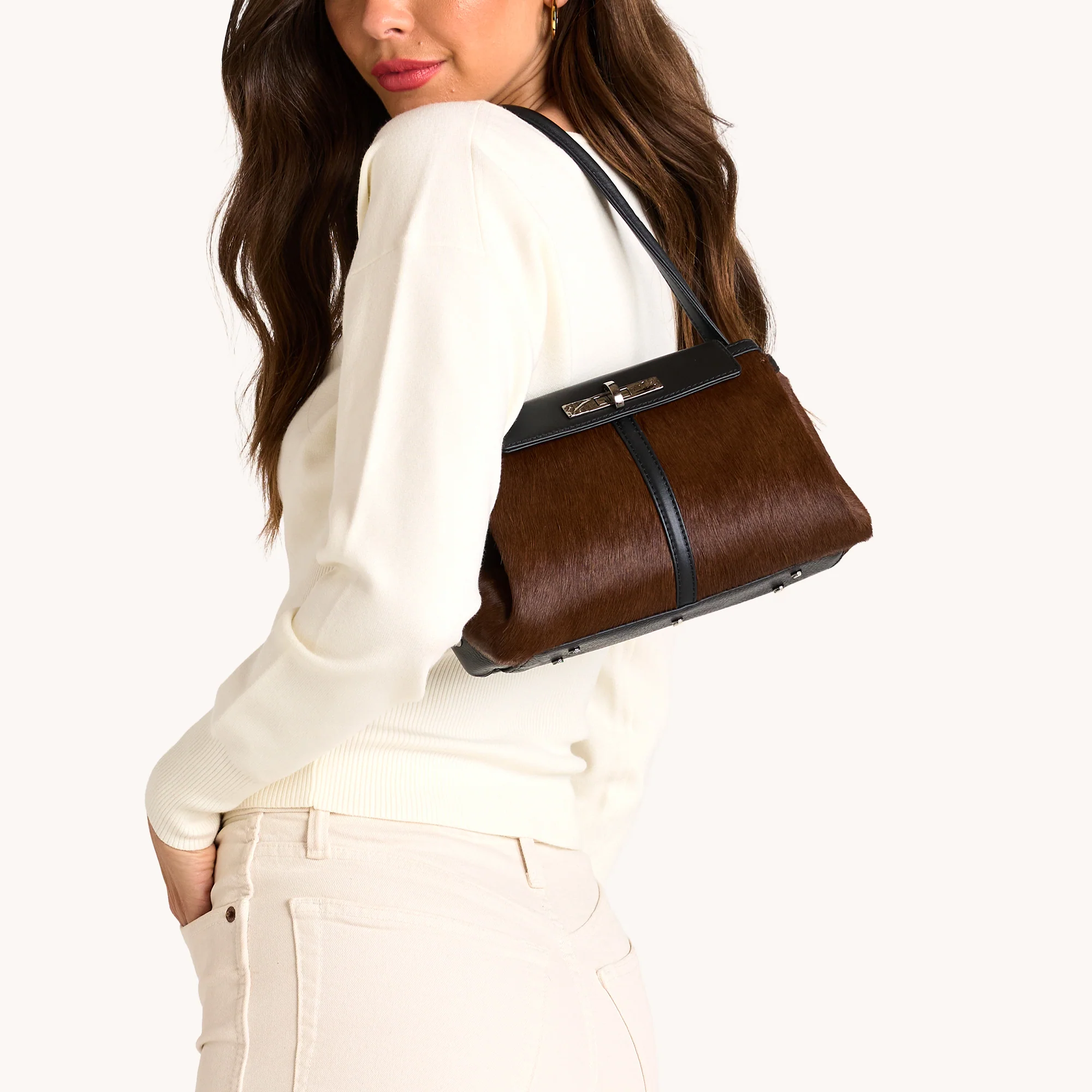 Charlotte | Calf Hair/Gunmetal | Med - Image 4