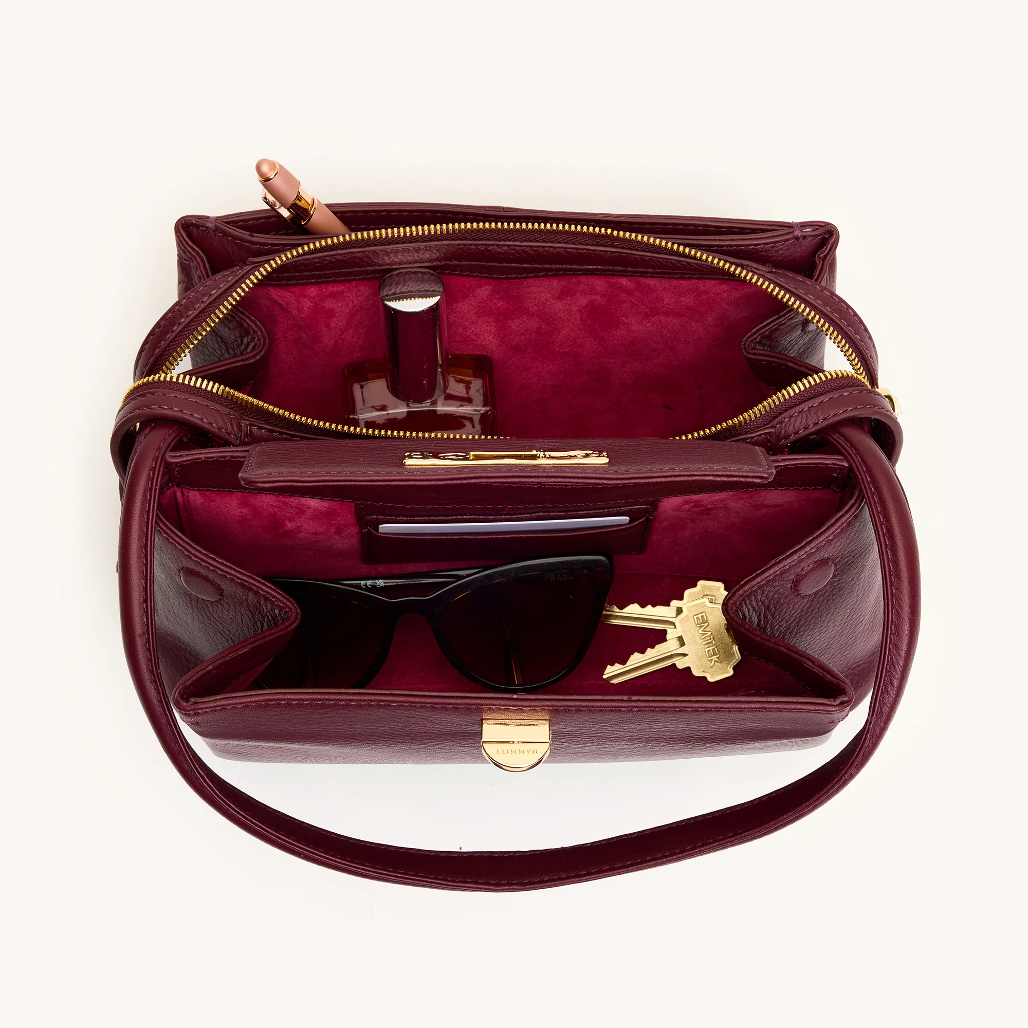 Charlotte | Cherrywood Pebble/Gold | Med - Image 10