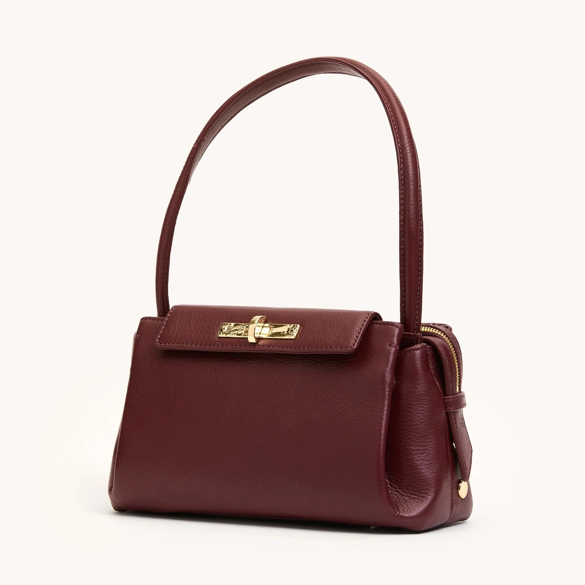 Charlotte | Cherrywood Pebble/Gold | Med - Image 9