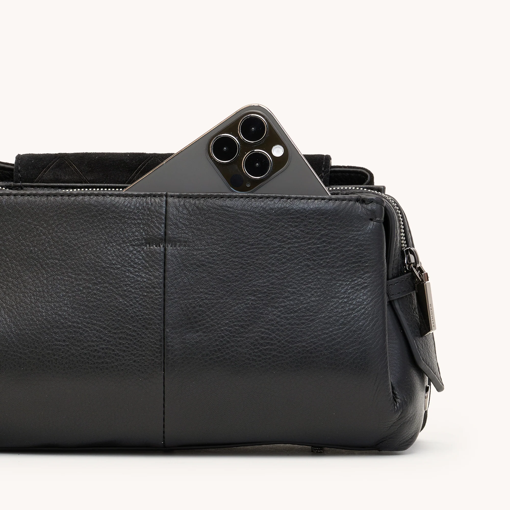 Charlotte | Noir Diamond Suede/Gunmetal | Med - Image 3