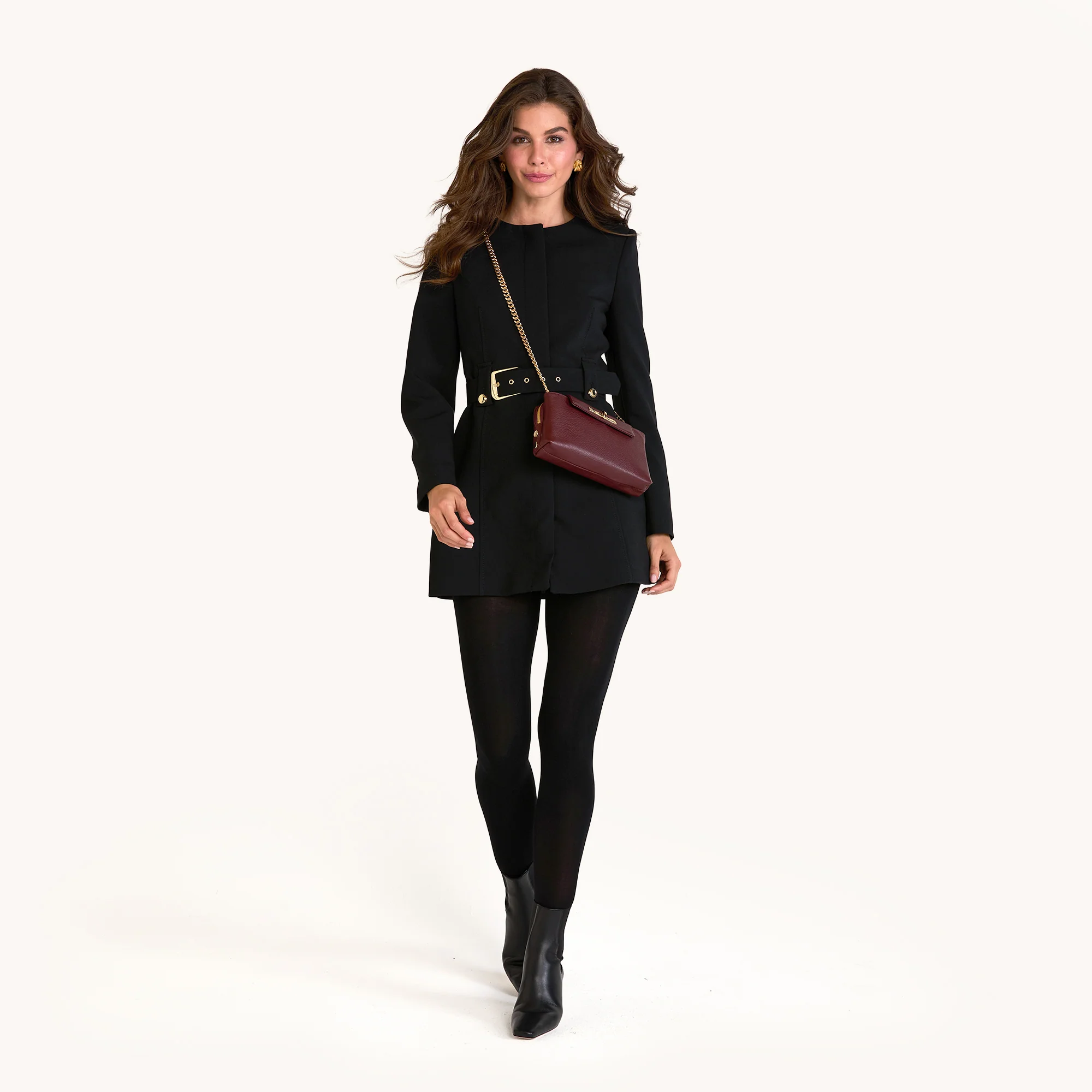 Charlotte | Cherrywood Pebble/Gold | Sml - Image 3