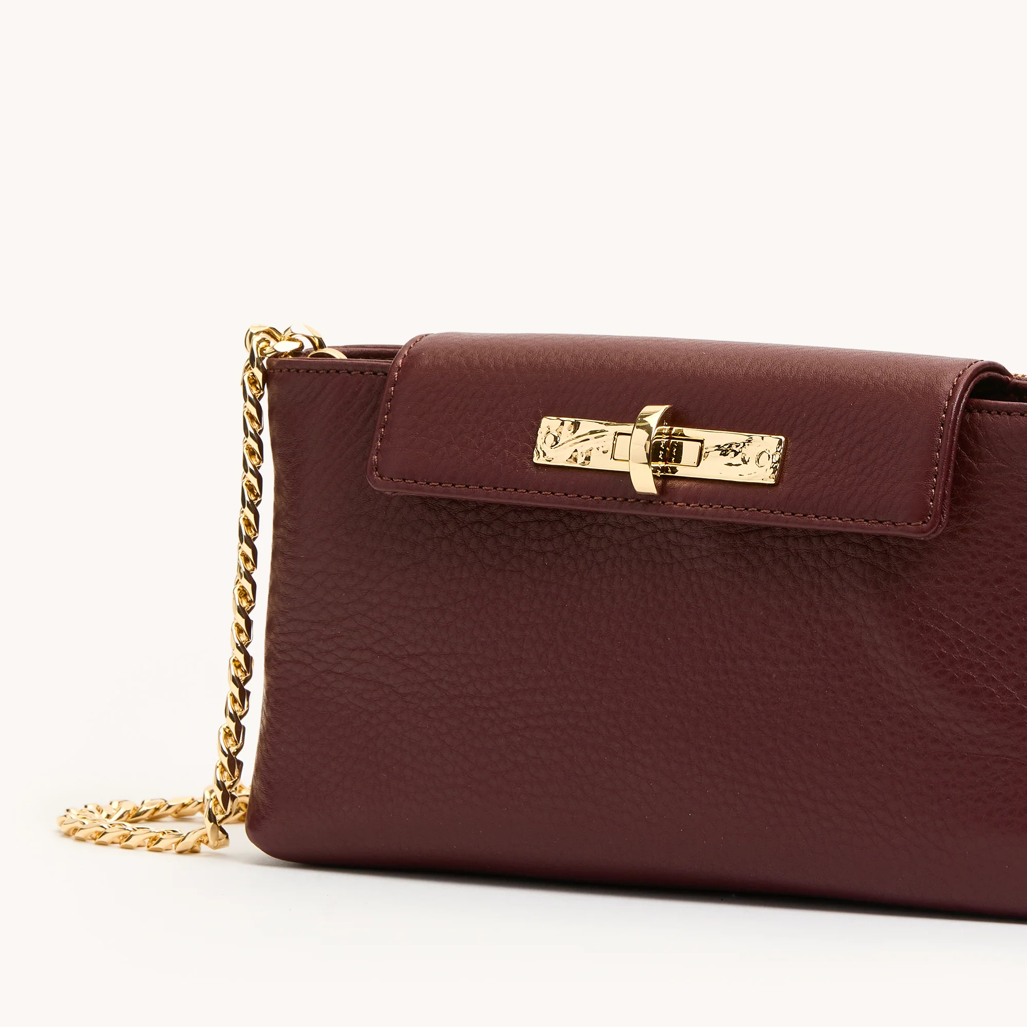 Charlotte | Cherrywood Pebble/Gold | Sml - Image 5