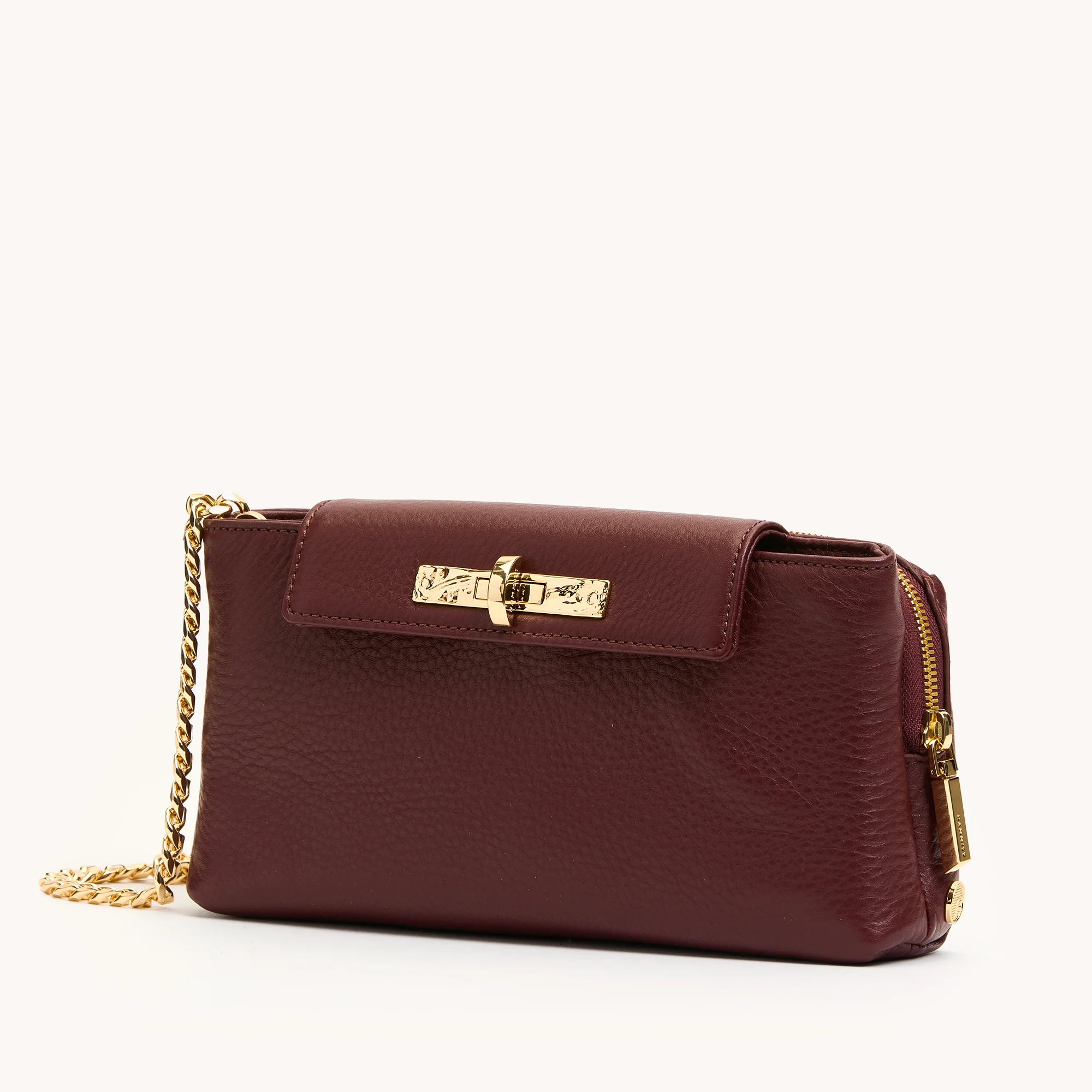 Charlotte | Cherrywood Pebble/Gold | Sml - Image 6