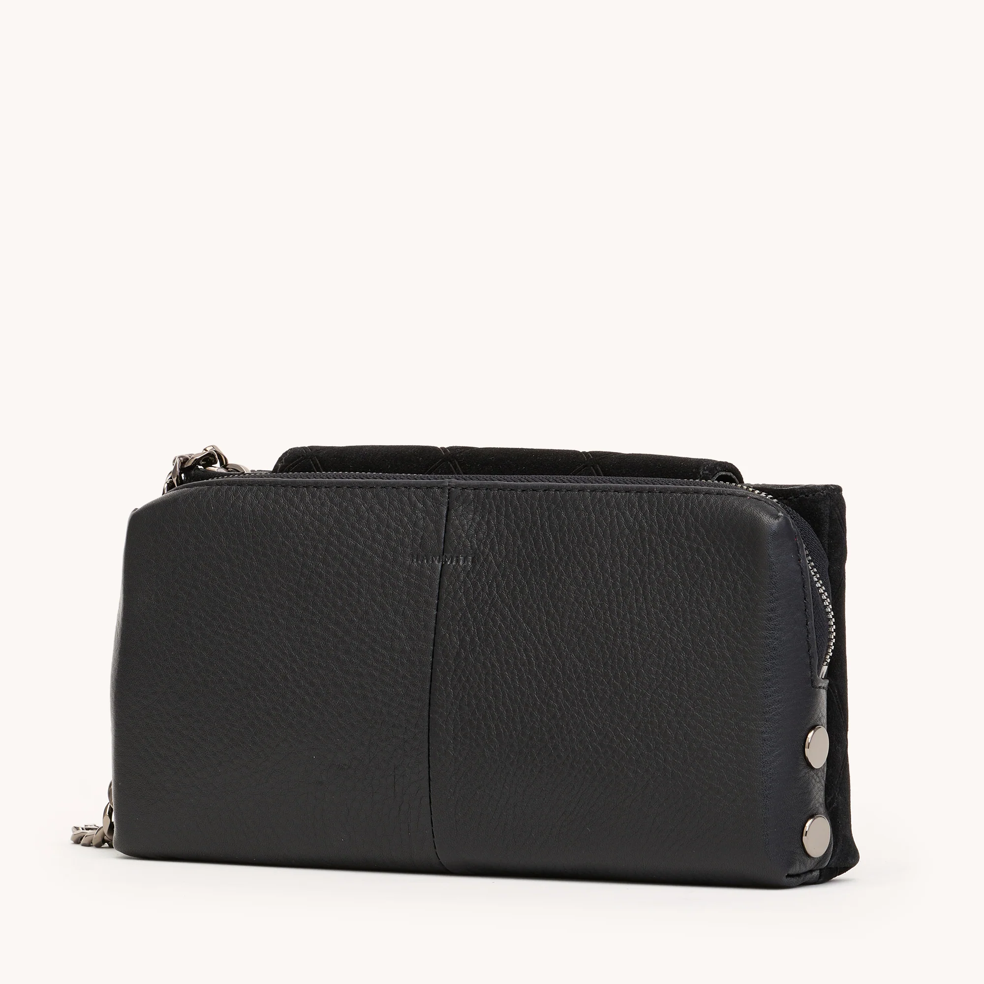Charlotte | Noir Diamond Suede/Gunmetal | Sml - Image 7