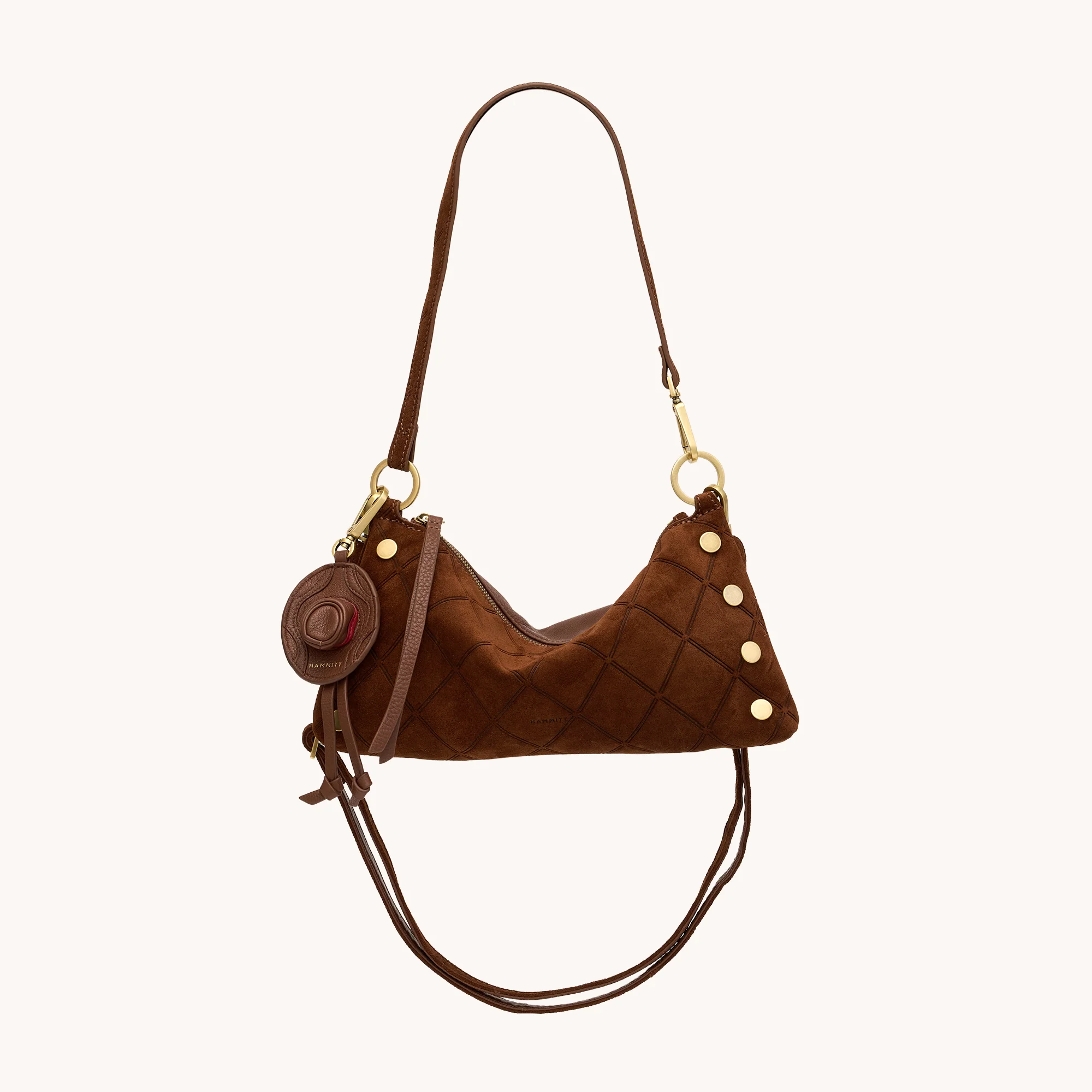 Cowboy Russ Charm | Chocolate Diamond Pebble/Antique Gold - Image 4