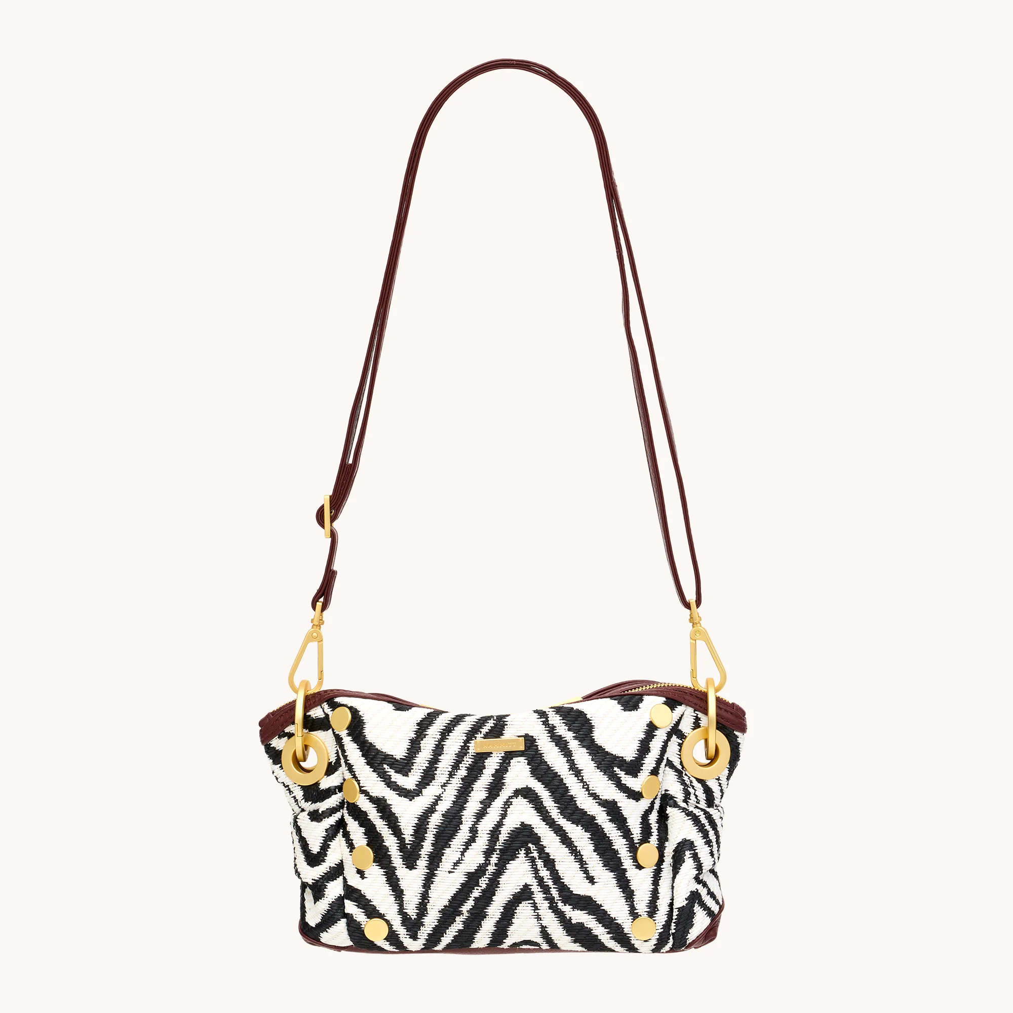 Daniel Crossbody Clutch | Zebra/Brushed Gold | Sml - Image 7