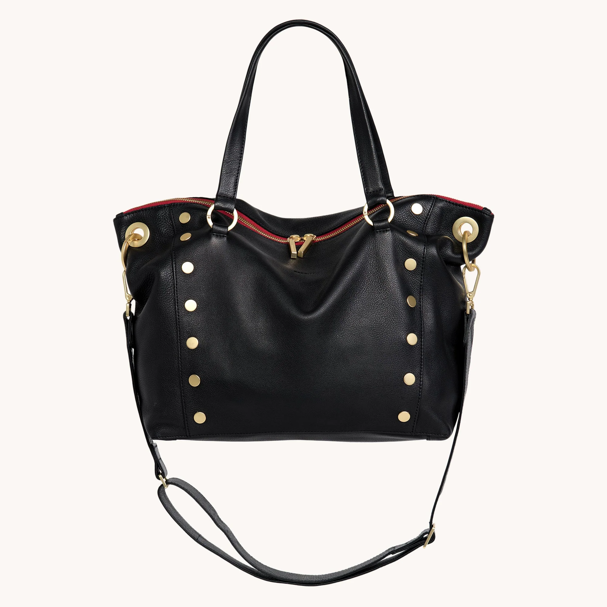 Daniel | Black/Brushed Gold Red Zip | Lrg - Image 5
