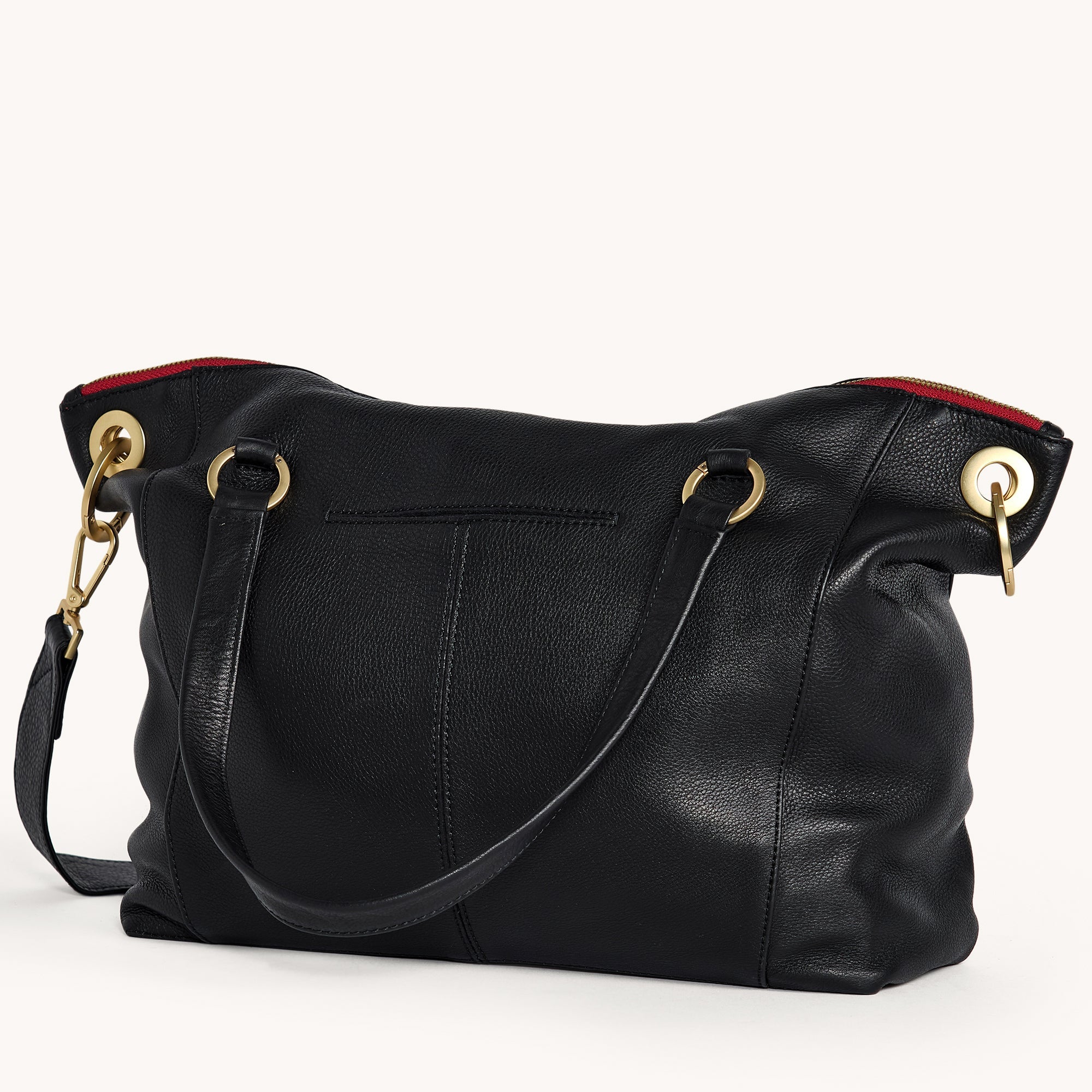 Daniel | Black/Brushed Gold Red Zip | Lrg - Image 6