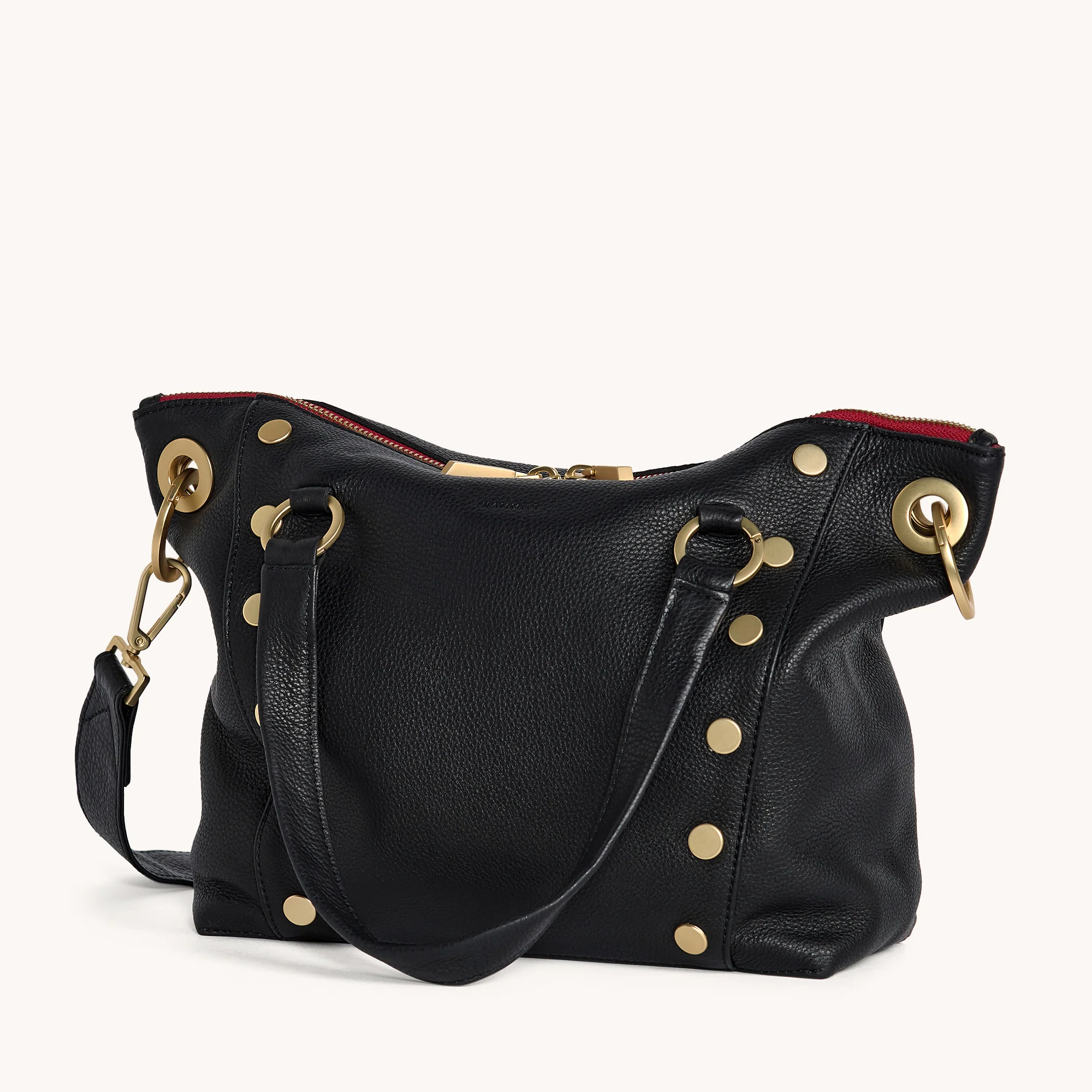 Daniel | Black/Brushed Gold Red Zip | Med - Image 10