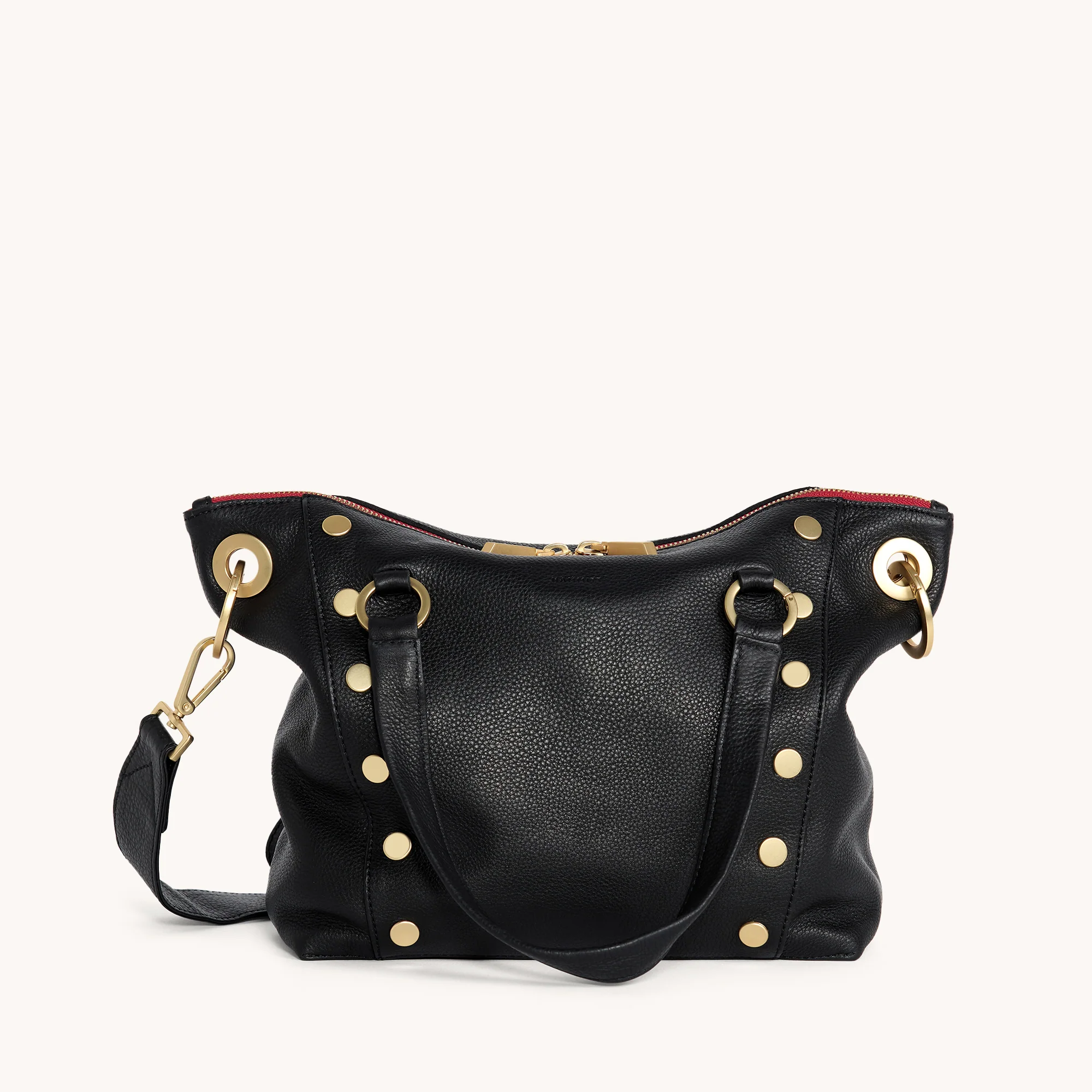 Daniel | Black/Brushed Gold Red Zip | Med - Image 6