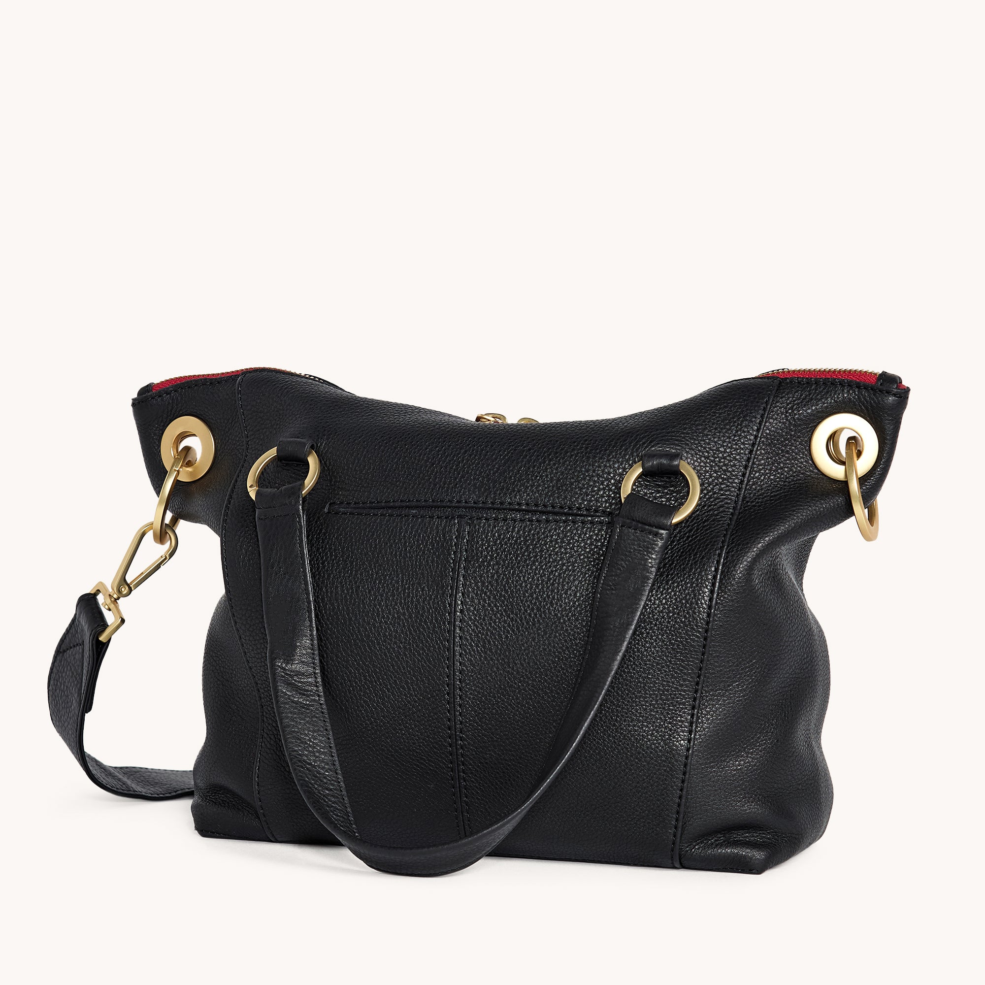 Daniel | Black/Brushed Gold Red Zip | Med - Image 7