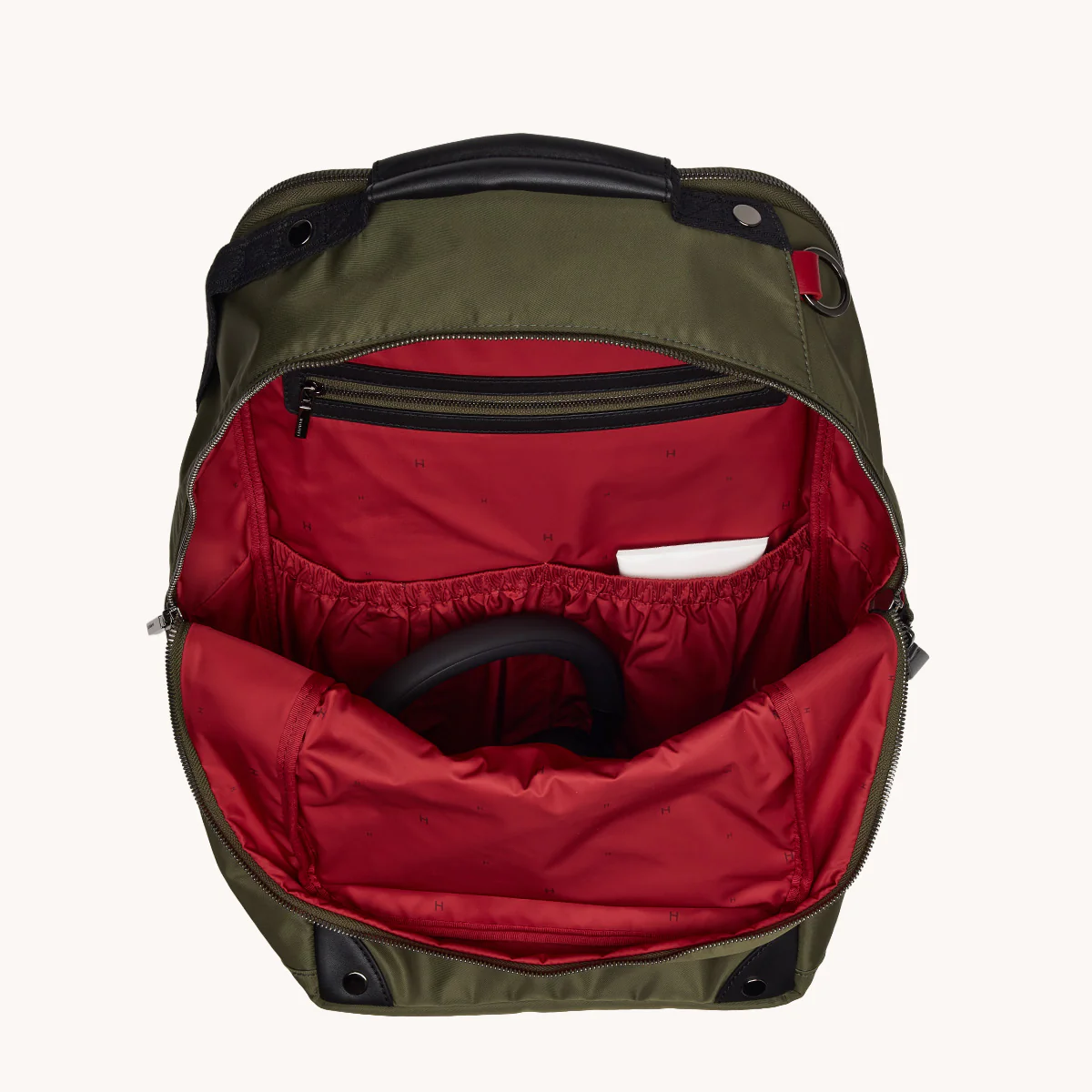 Eden Backpack | Jade Nylon/Gunmetal - Image 11