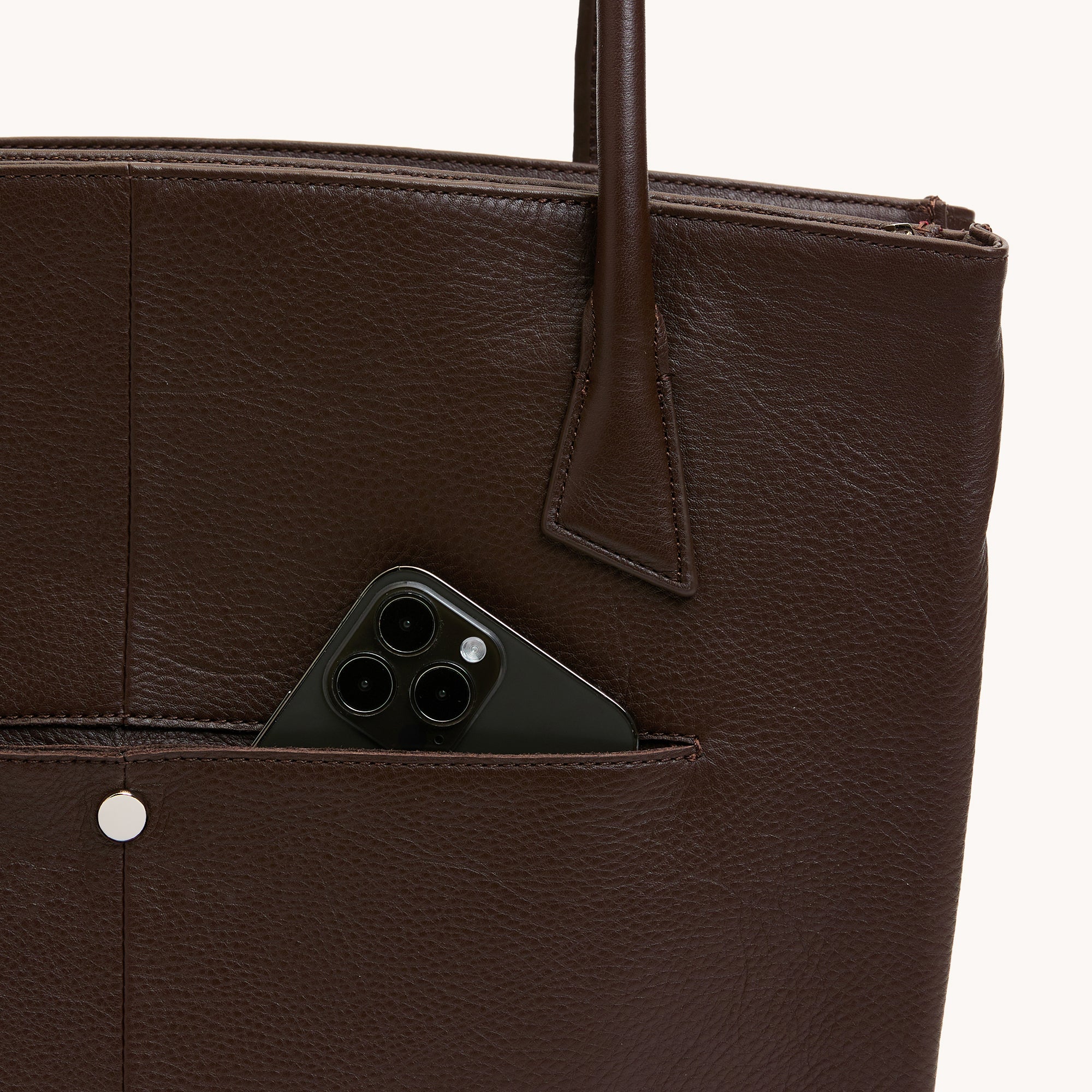 Elle Work Carry | Espresso Pebble/Silver - Image 6