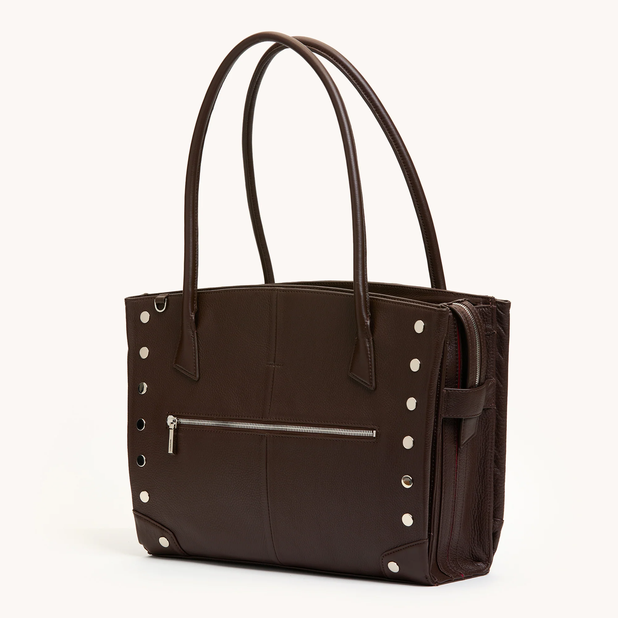 Elle Work Carry | Espresso Pebble/Silver - Image 8