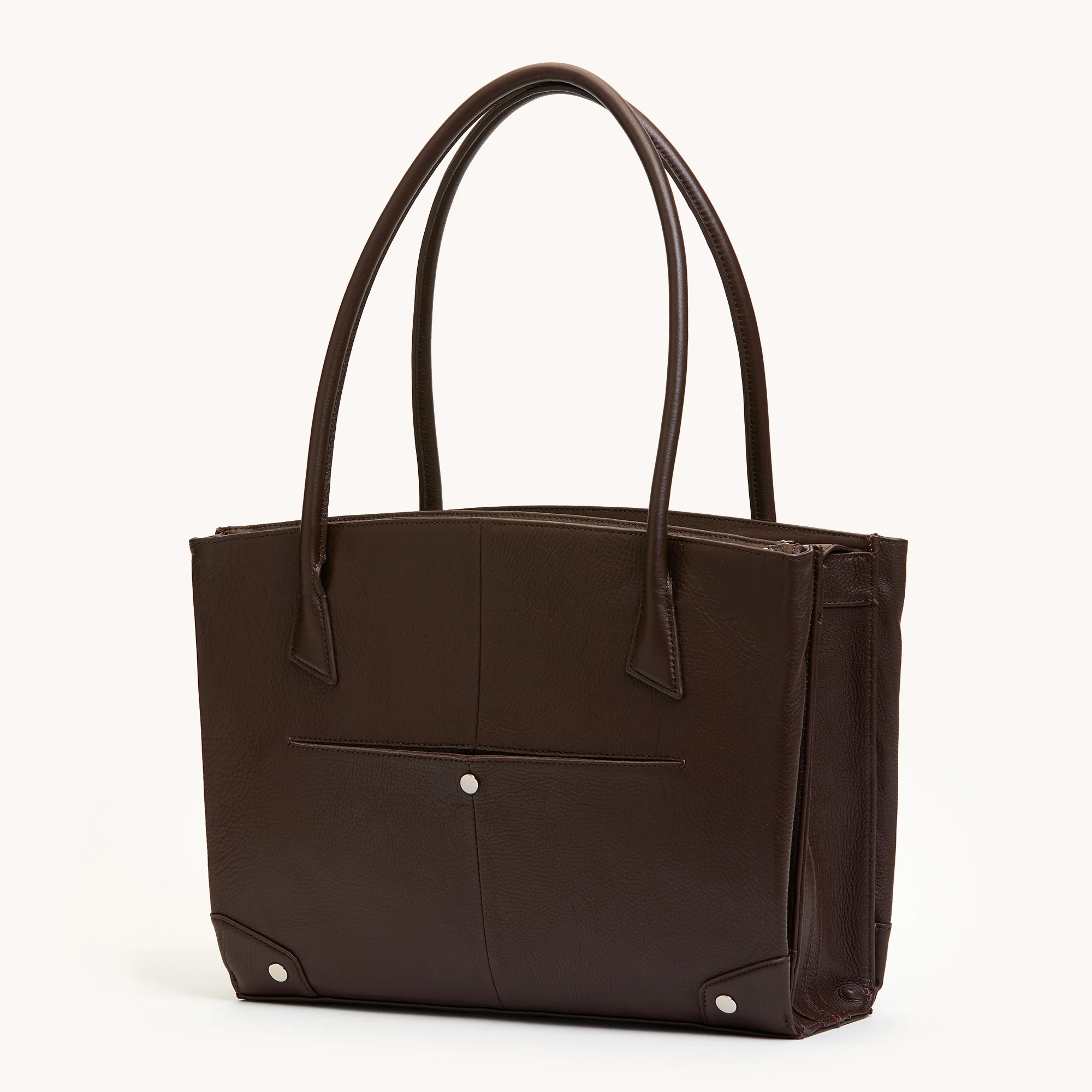 Elle Work Carry | Espresso Pebble/Silver - Image 9